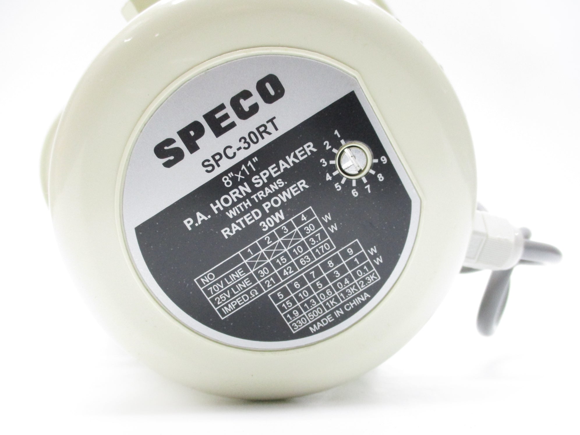 SPECO TECHNOLOGIES SPC-30RT NSMP