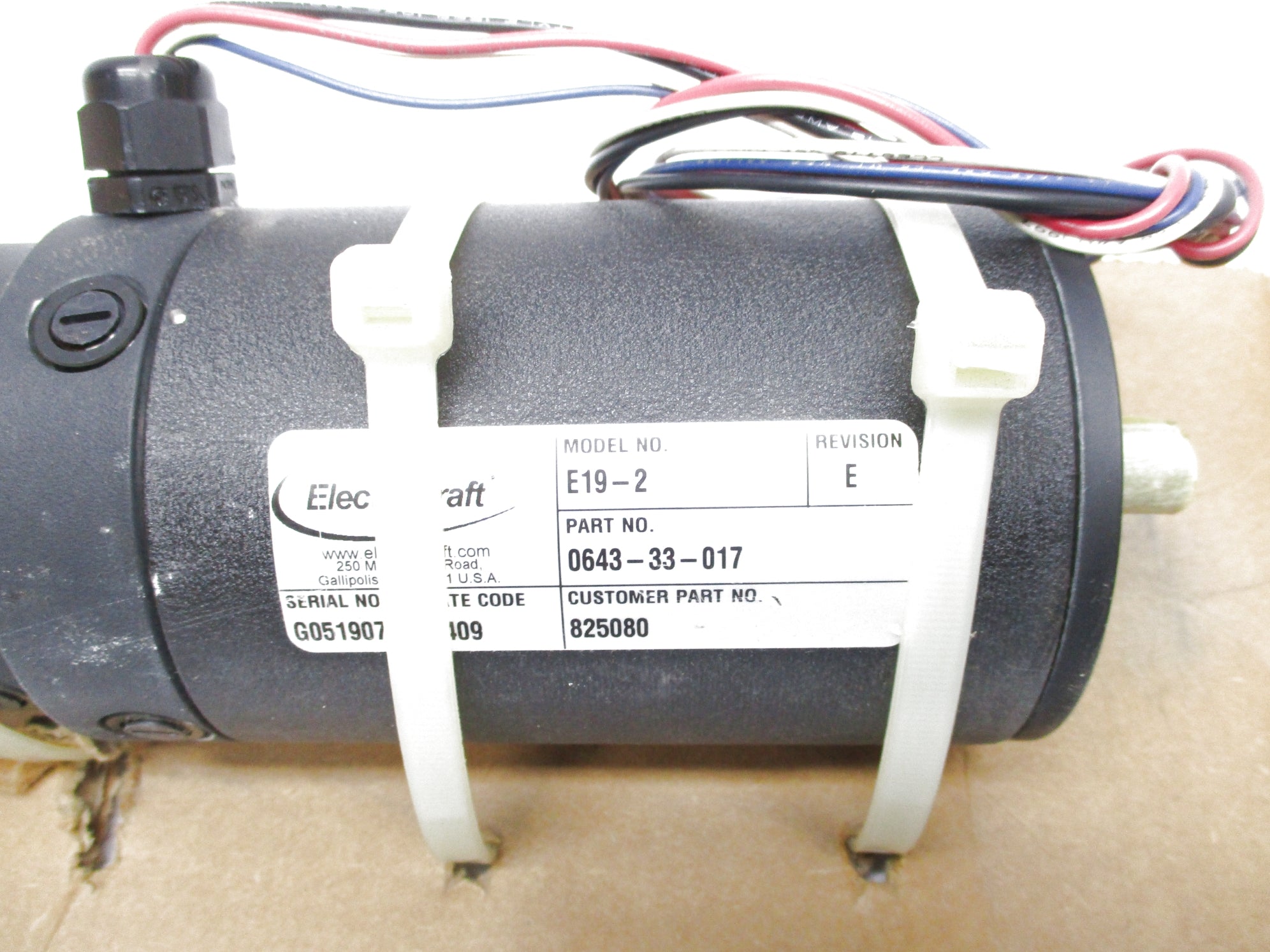 ELECTRO CRAFT E19-2 NSMP