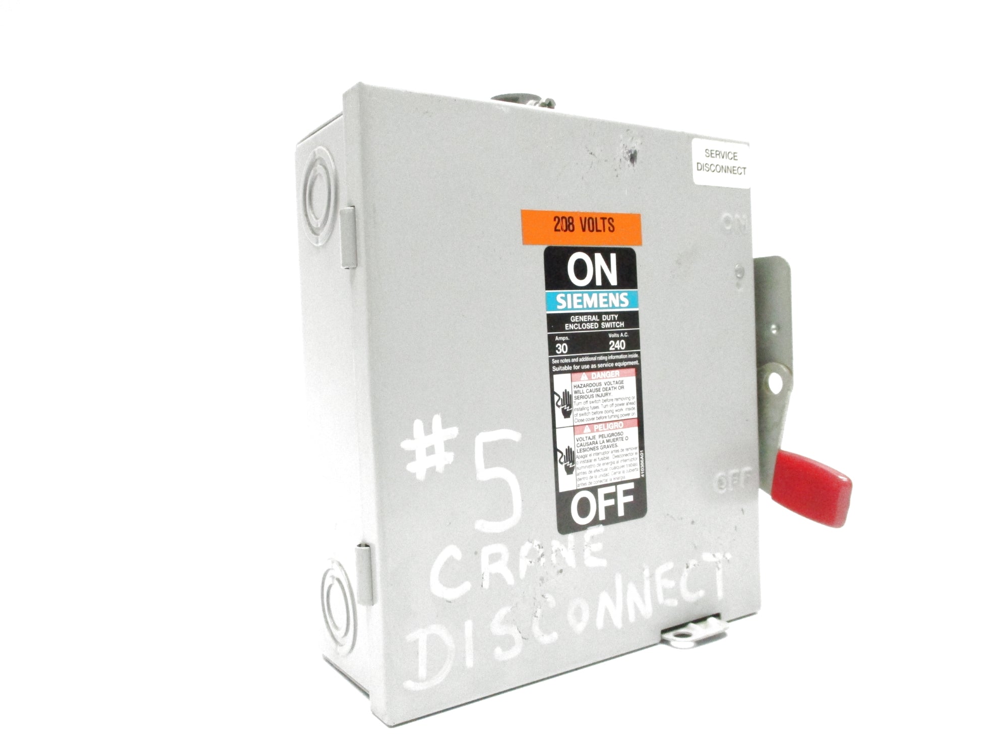 SIEMENS GF321N TYPE 1 30A UNMP