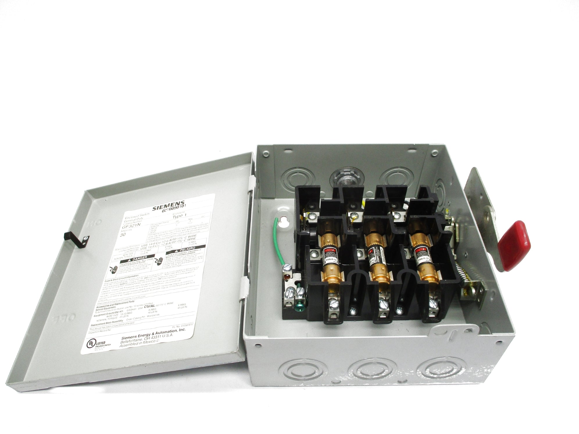 SIEMENS GF321N TYPE 1 30A UNMP
