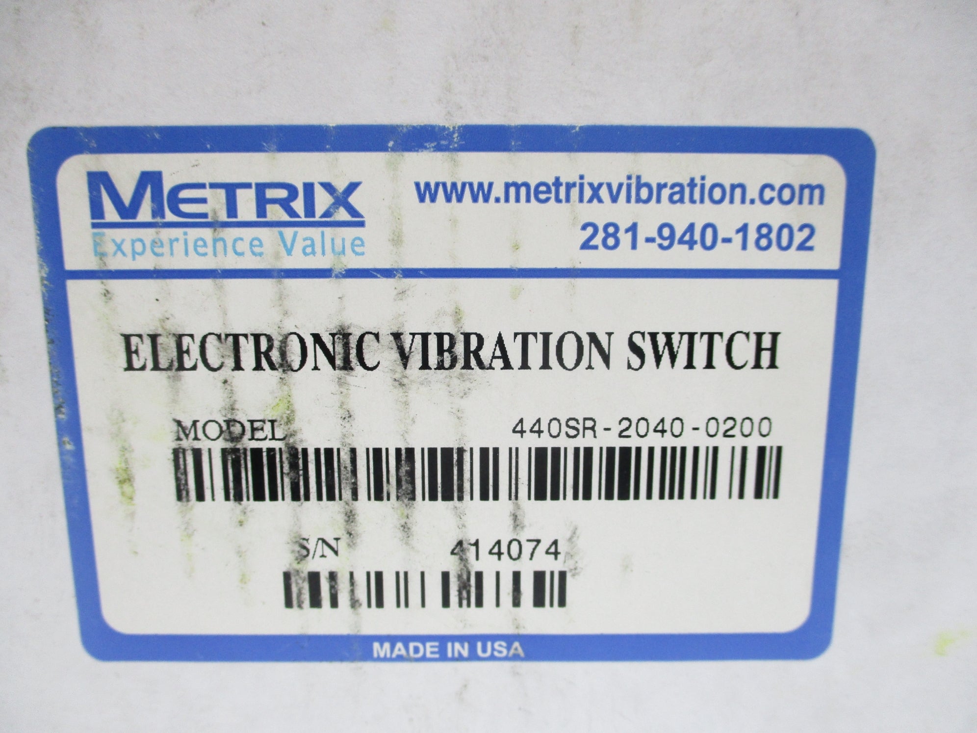 METREX 440SR-2040-0200 NSMP