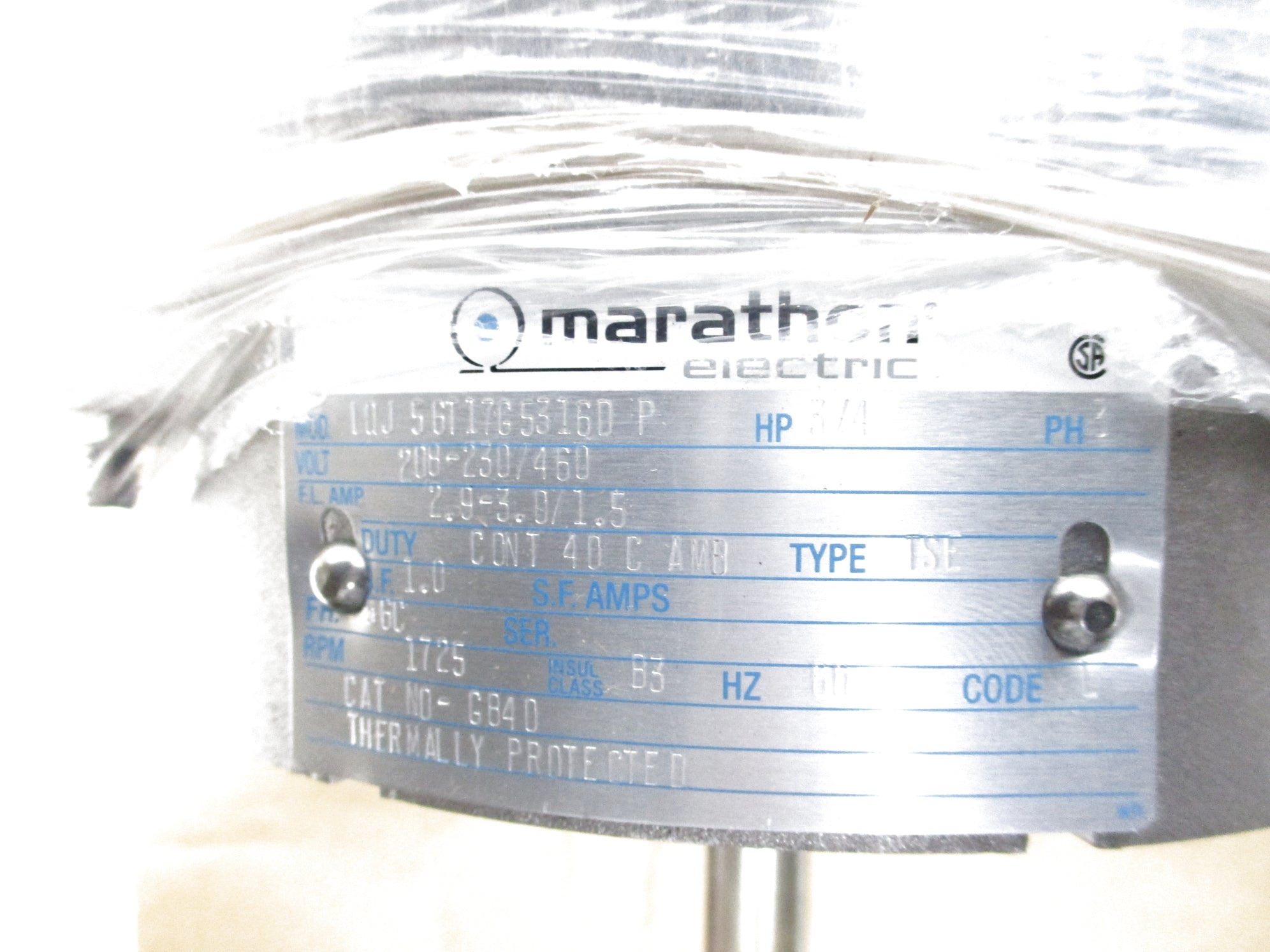 MARATHON ELECTRIC 056T17G5316 NSMP