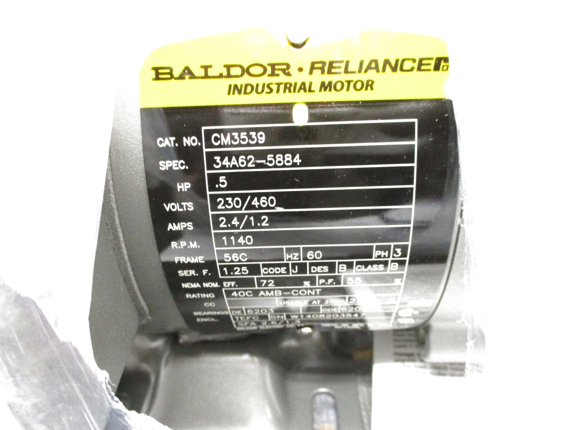 BALDOR CM3539 NSMP