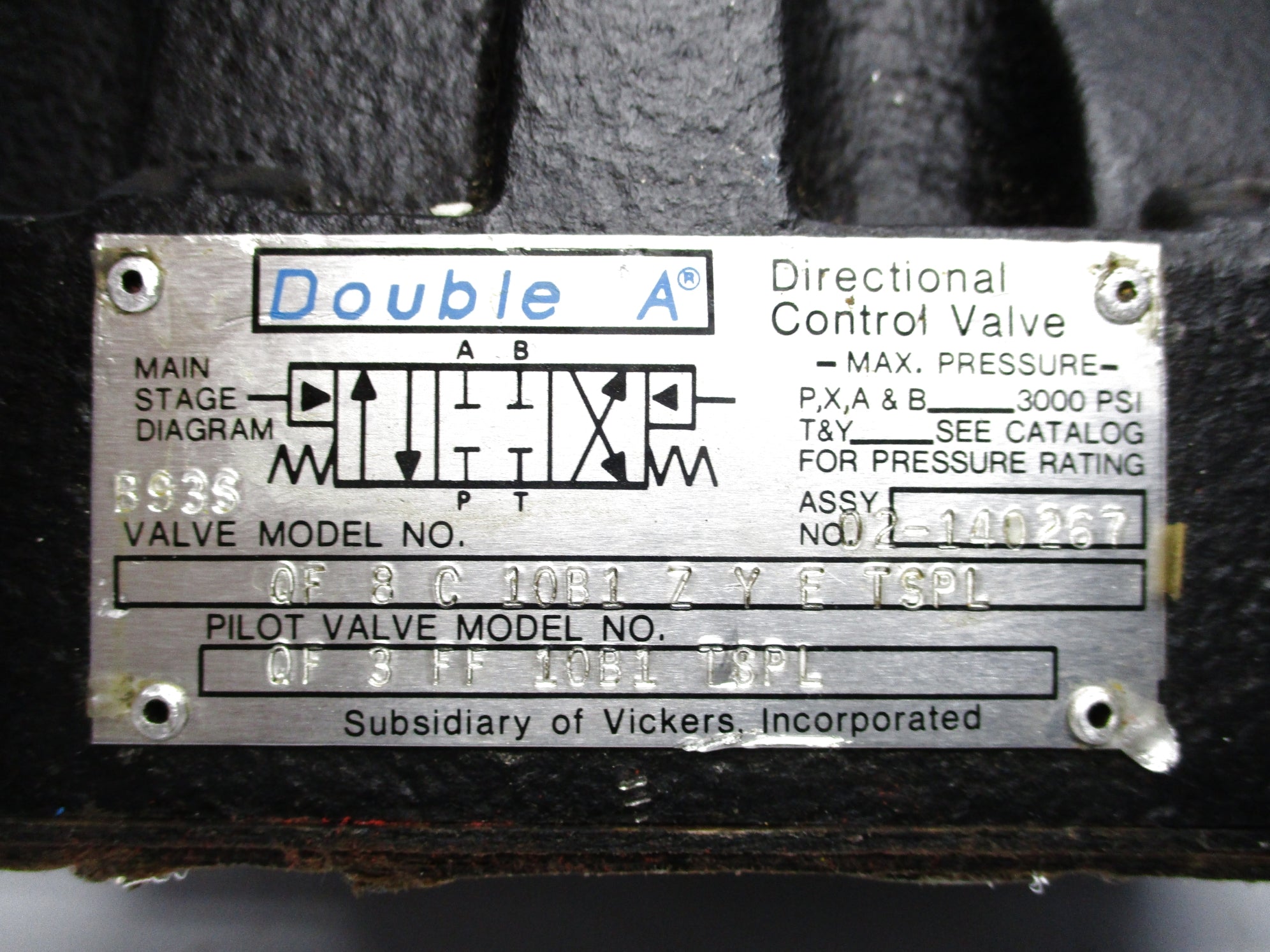 VICKERS QF8C10B1ZYETSPL NSNP