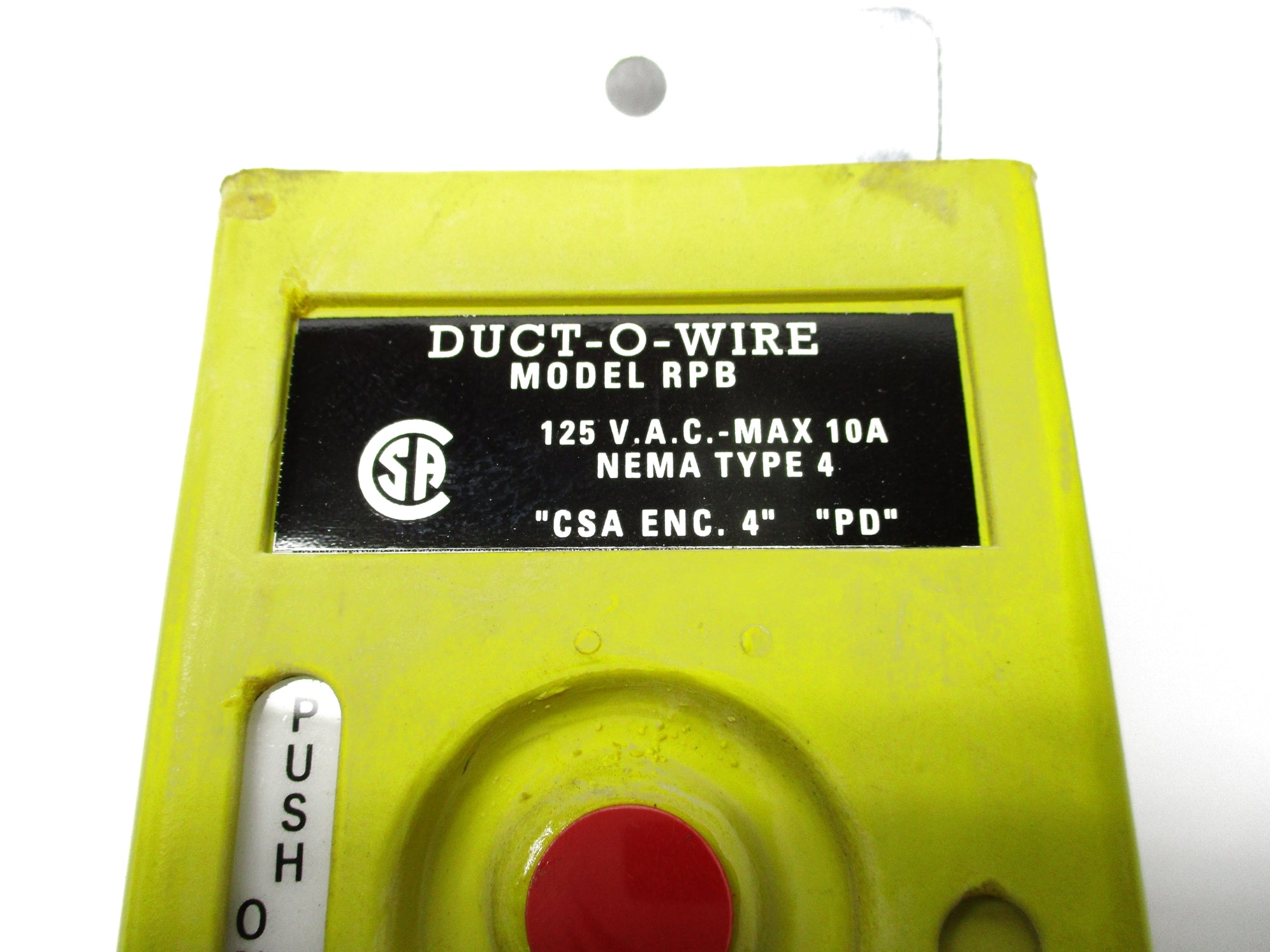 DUCT-O-WIRE MODEL RPB NSNP