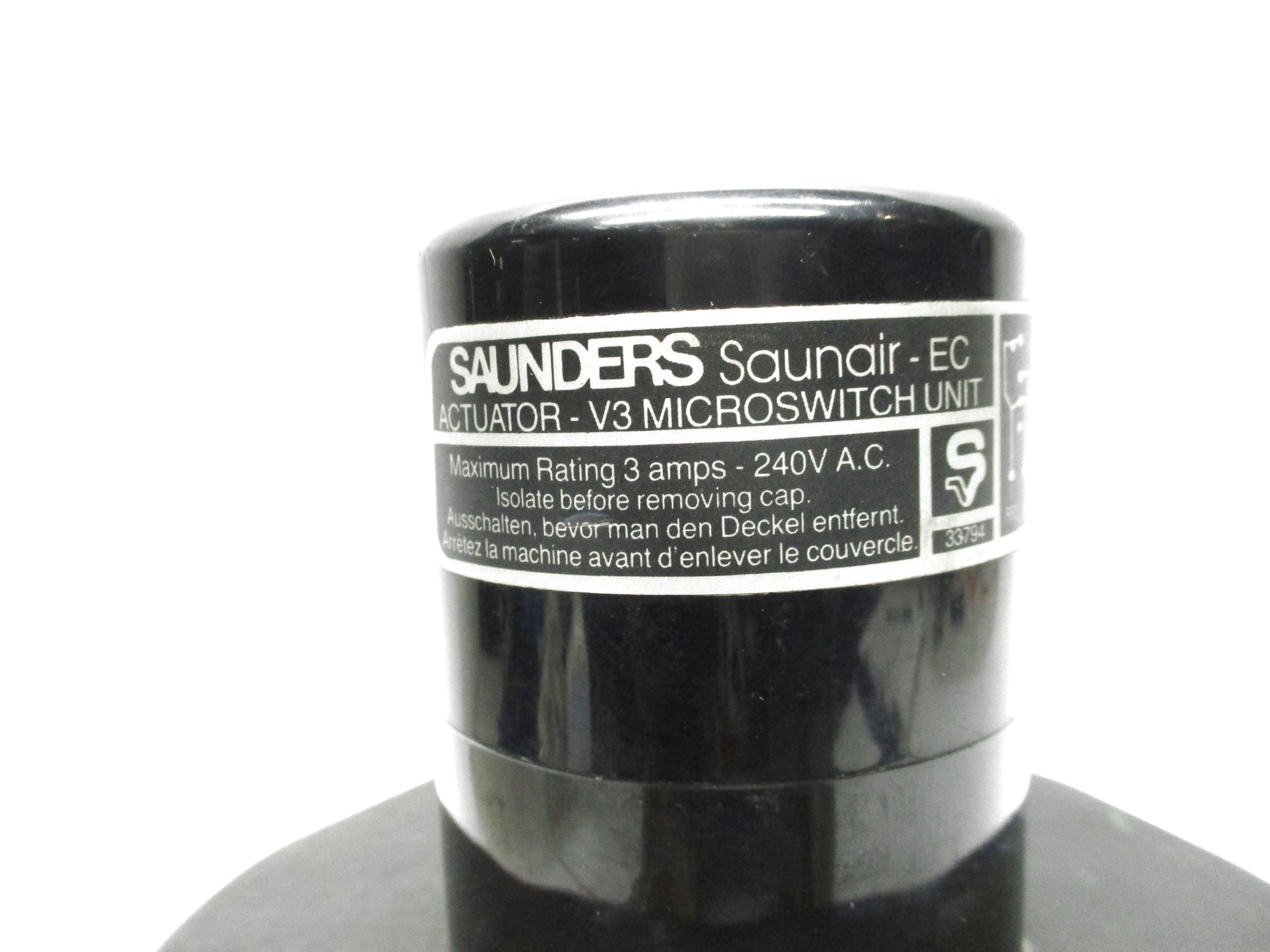 SUANDERS SAUNAIR-EC 33750 w/V3 UNMP