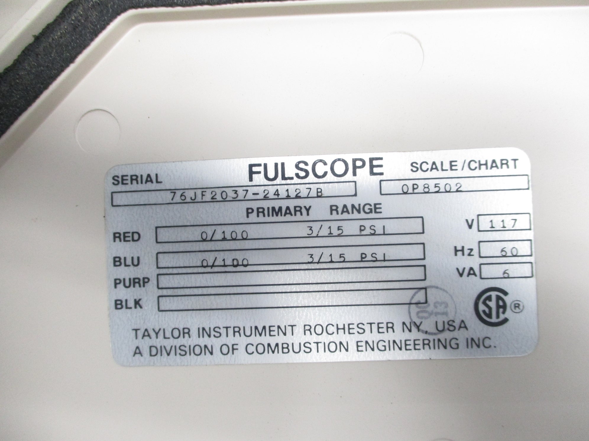 TAYLOR 0P8502 UNMP
