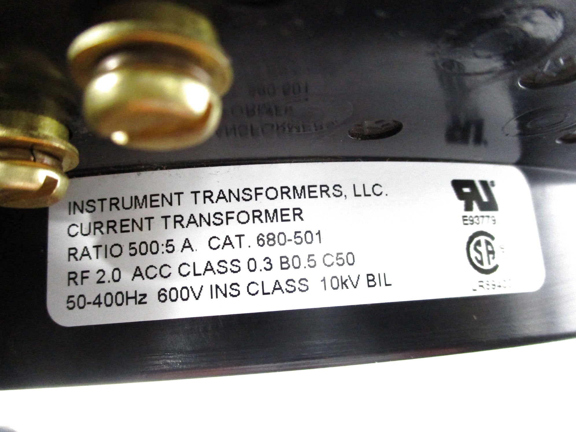 INSTRUMENT TRANSFORMER 680-501 NSNP