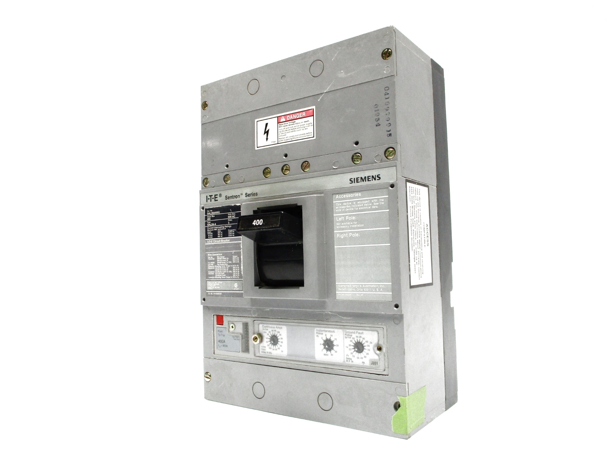 SIEMENS SHLD69400G 400A (AS PICTURED) UNMP