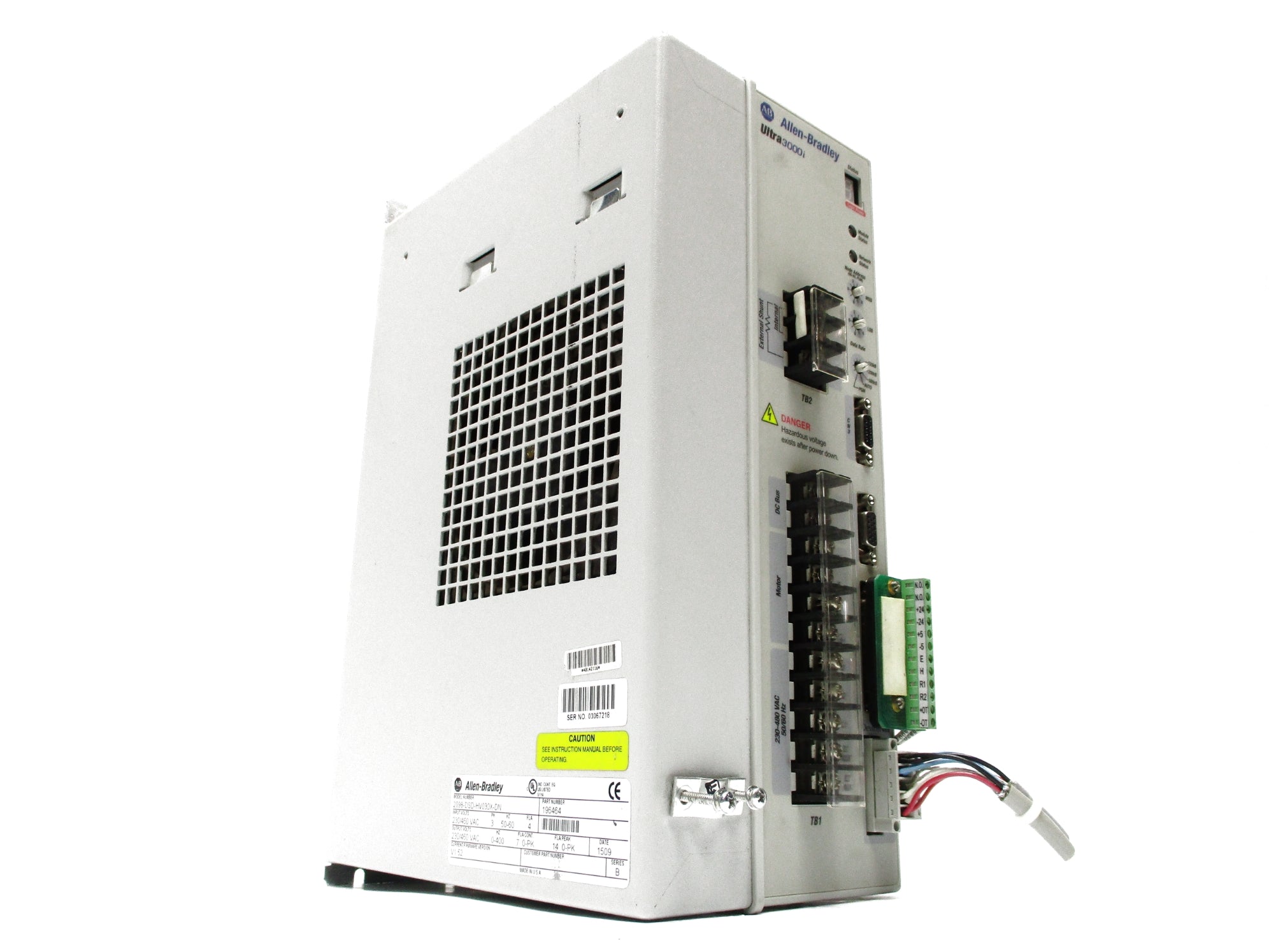 ALLEN BRADLEY 2098-DSD-HV030X-DN SER. B F/W 1.52 UNMP