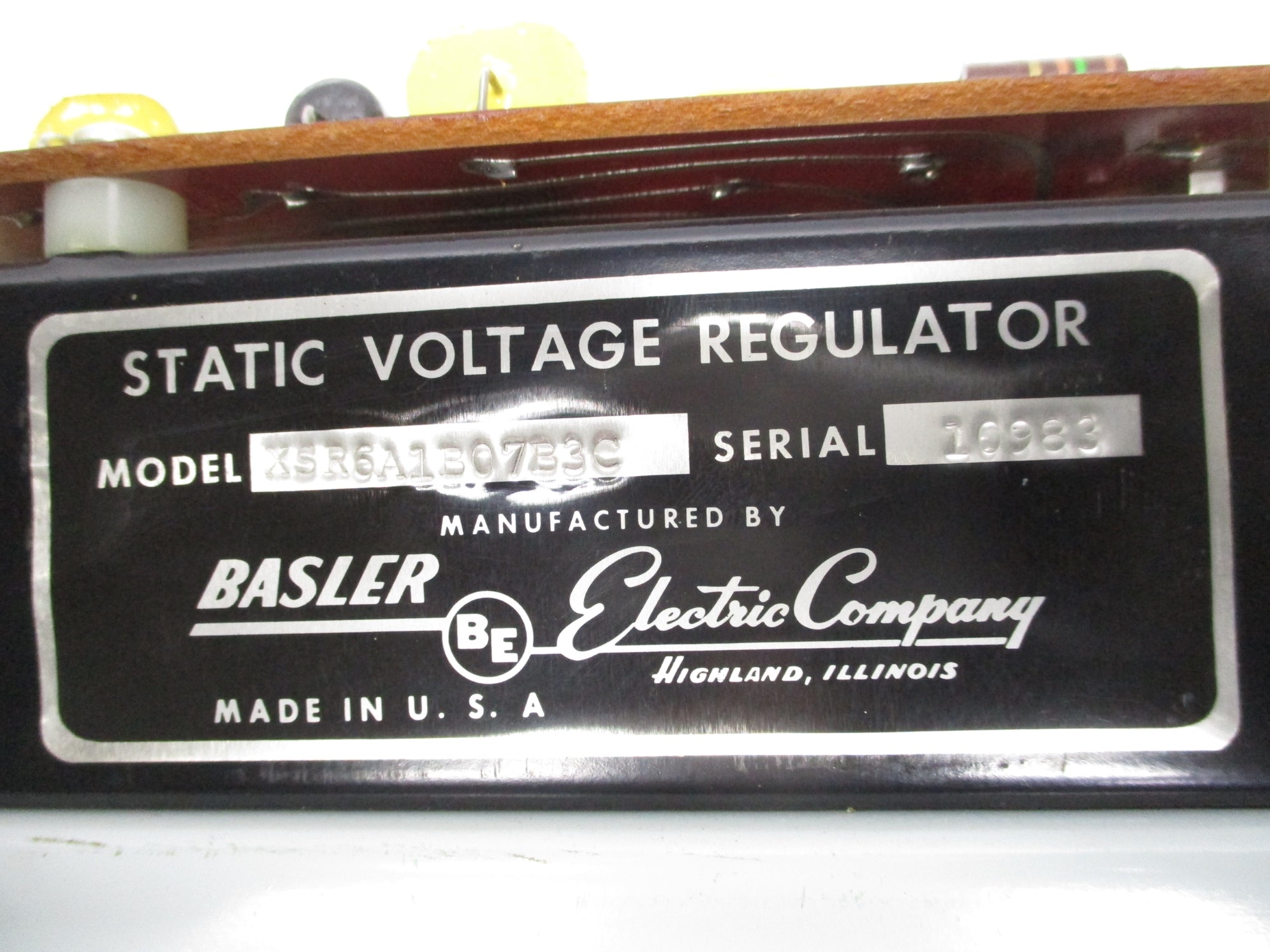 BASLER XSR6A1B07B3C NSNP