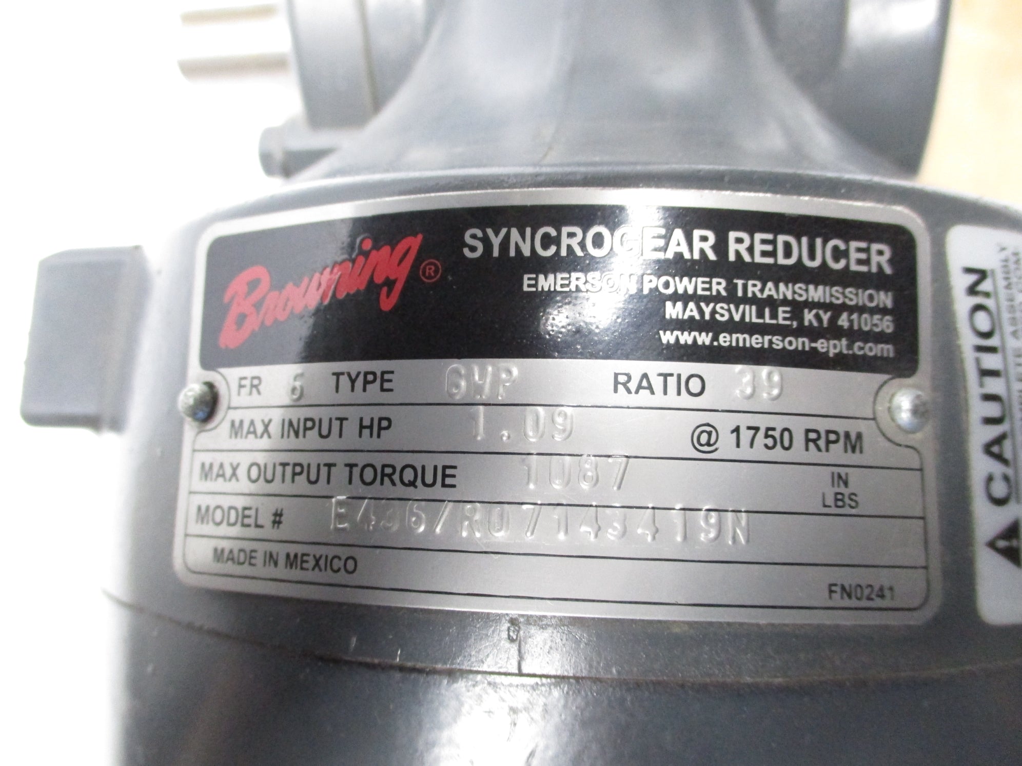 BROWNING E436/R07143419N TYPE GWP NSNP
