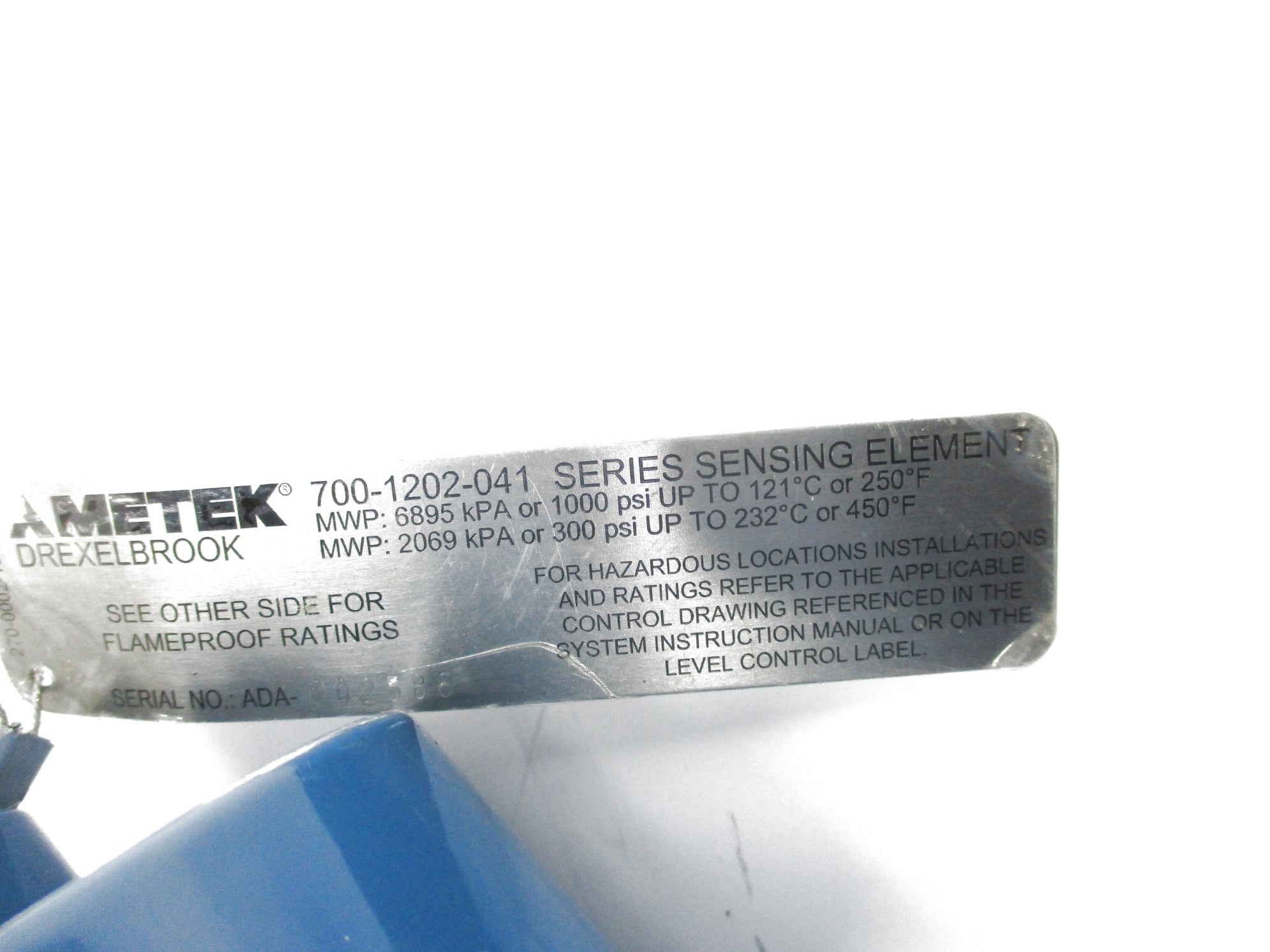 AMETEK 700-1202-041 UNMP