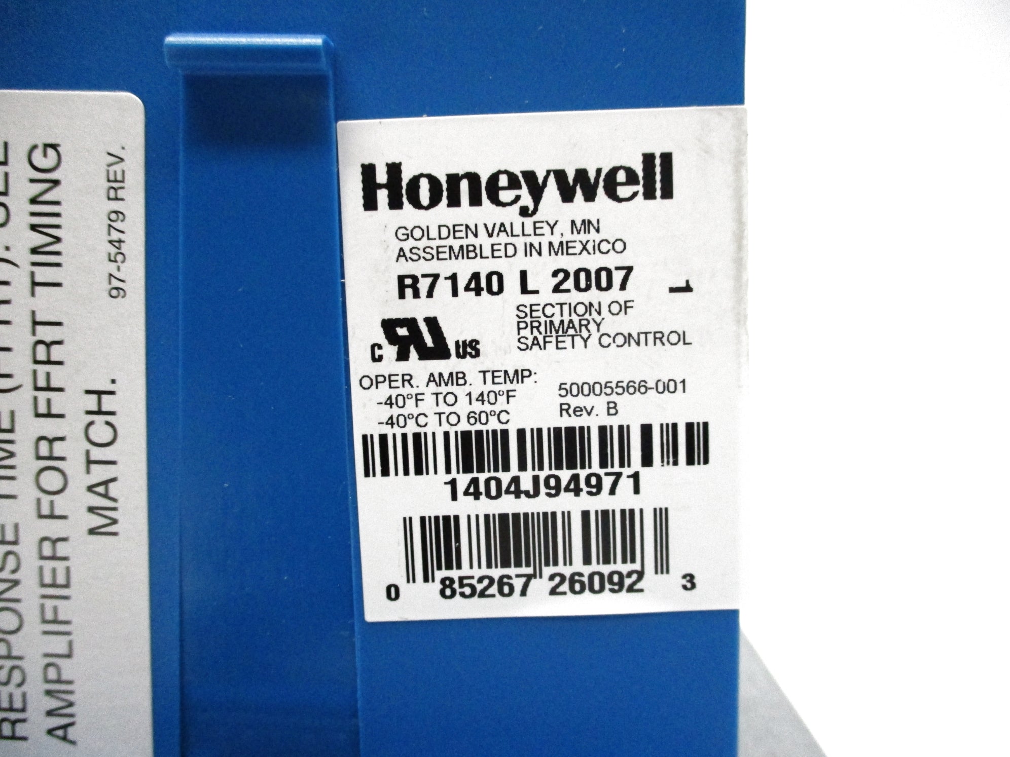 HONEYWELL R7140L2007 NSMP