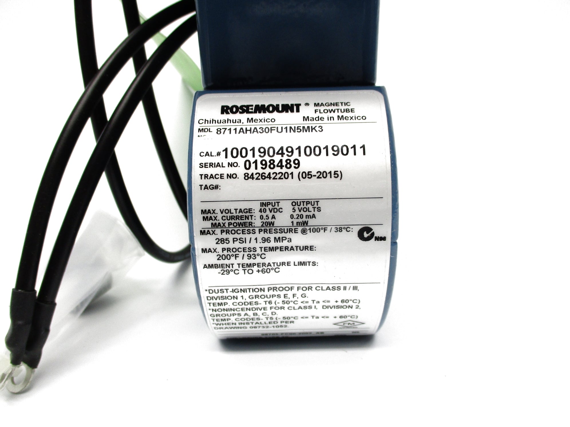 ROSEMOUNT 8711AHA30FU1N5MK3 w/8732EMT1A1N5 NSMP