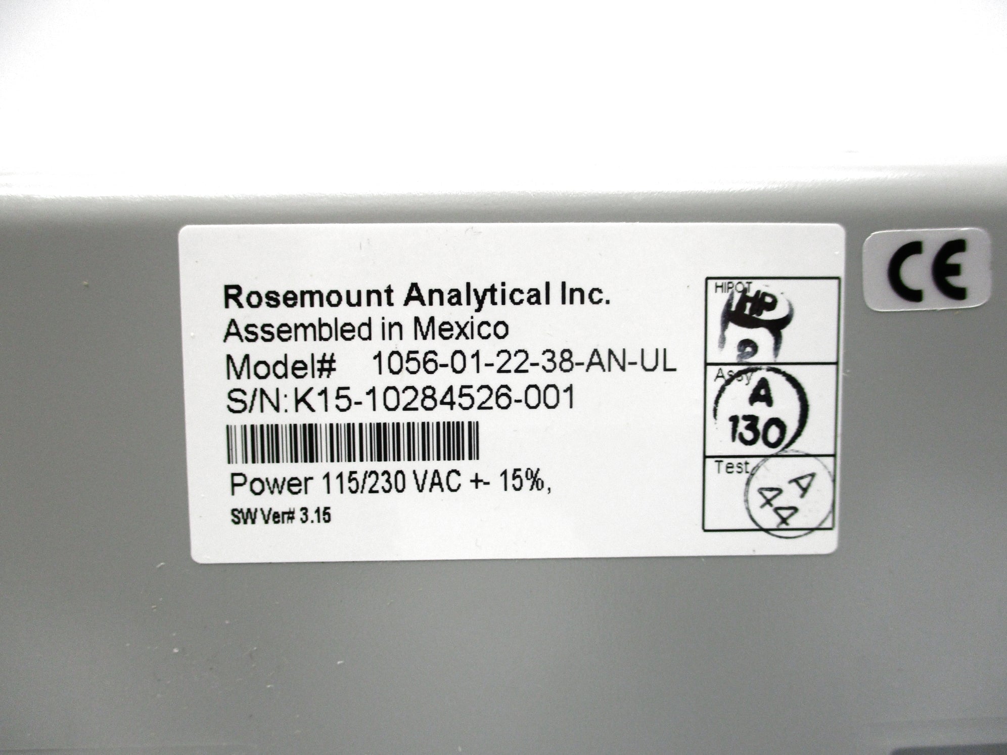 ROSEMOUNT 1056-01-22-38-AN-UL NSMP