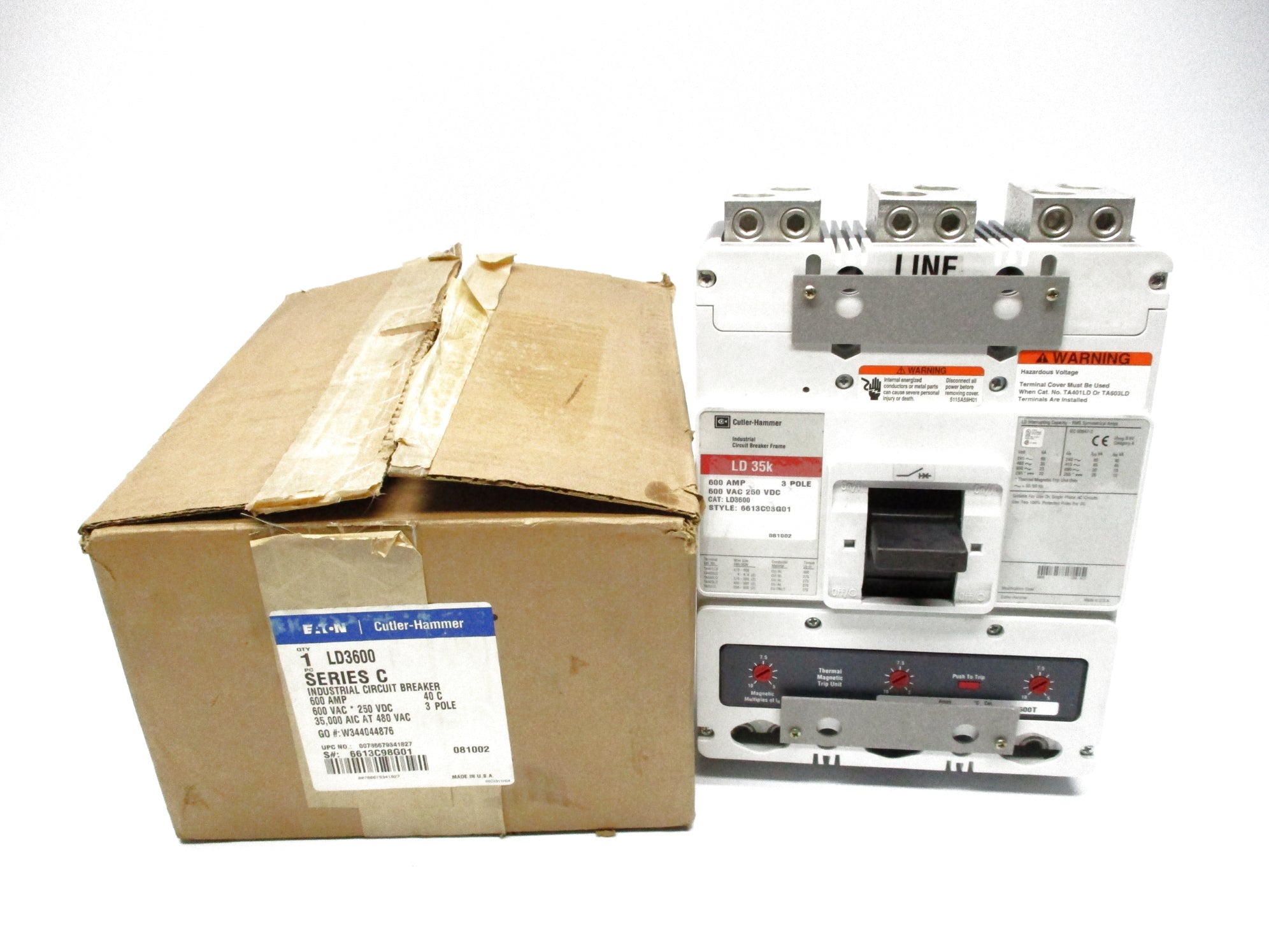 EATON LD3600 SER. C 600A NSMP