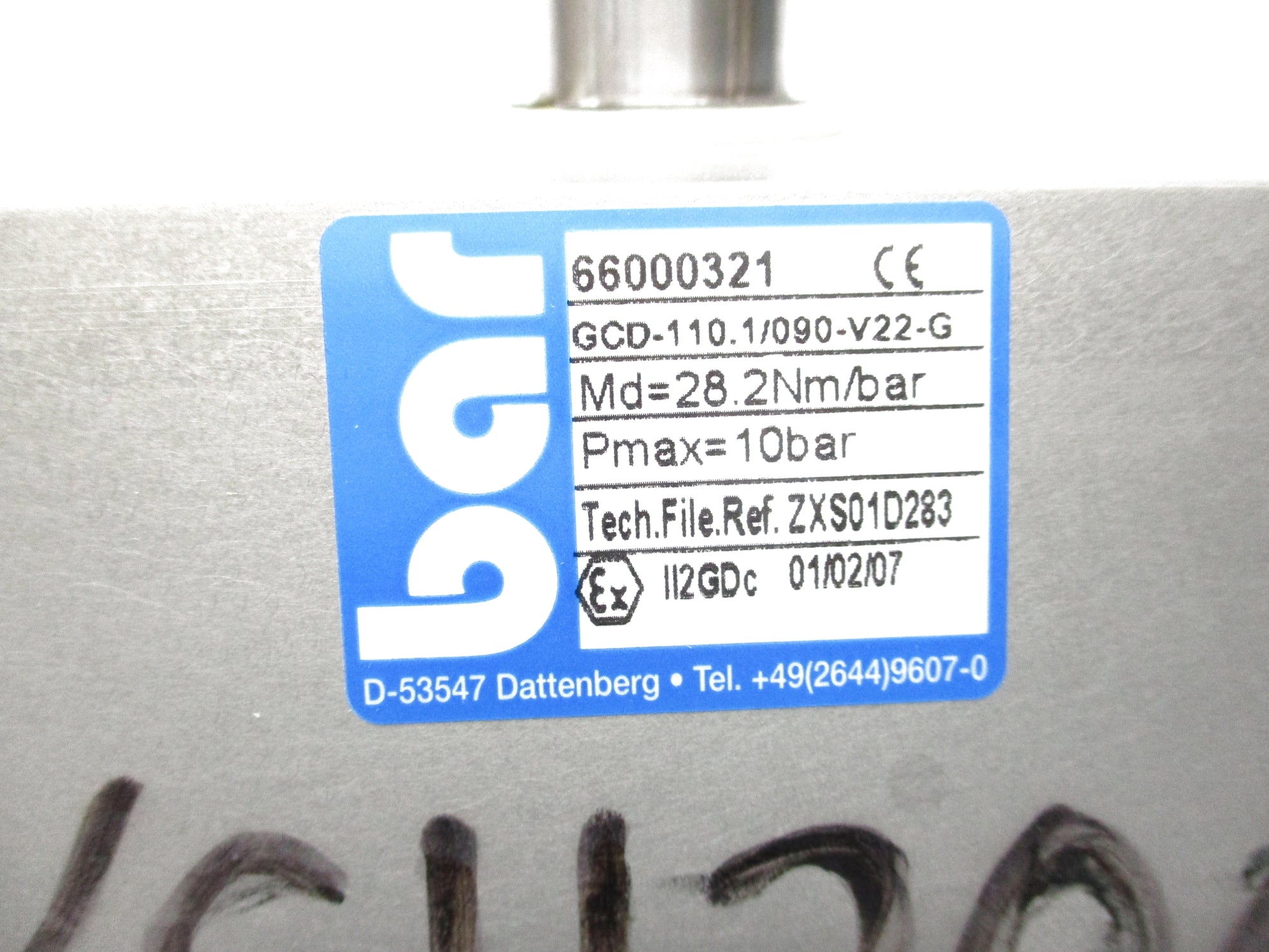 BAR GCD-110.1/090-V22-G 66000321 NSMP