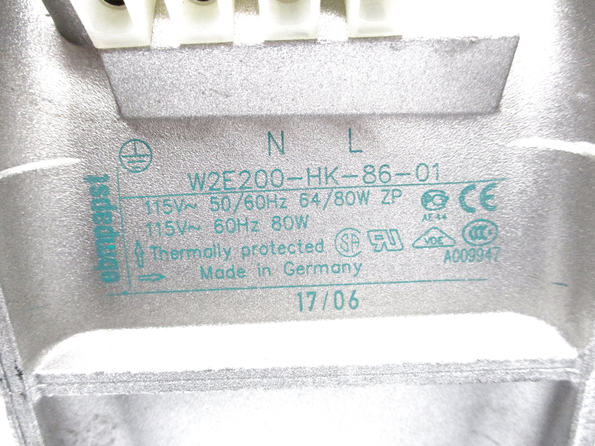 EBMPAPST W2E200-HK-86-01 NSNP