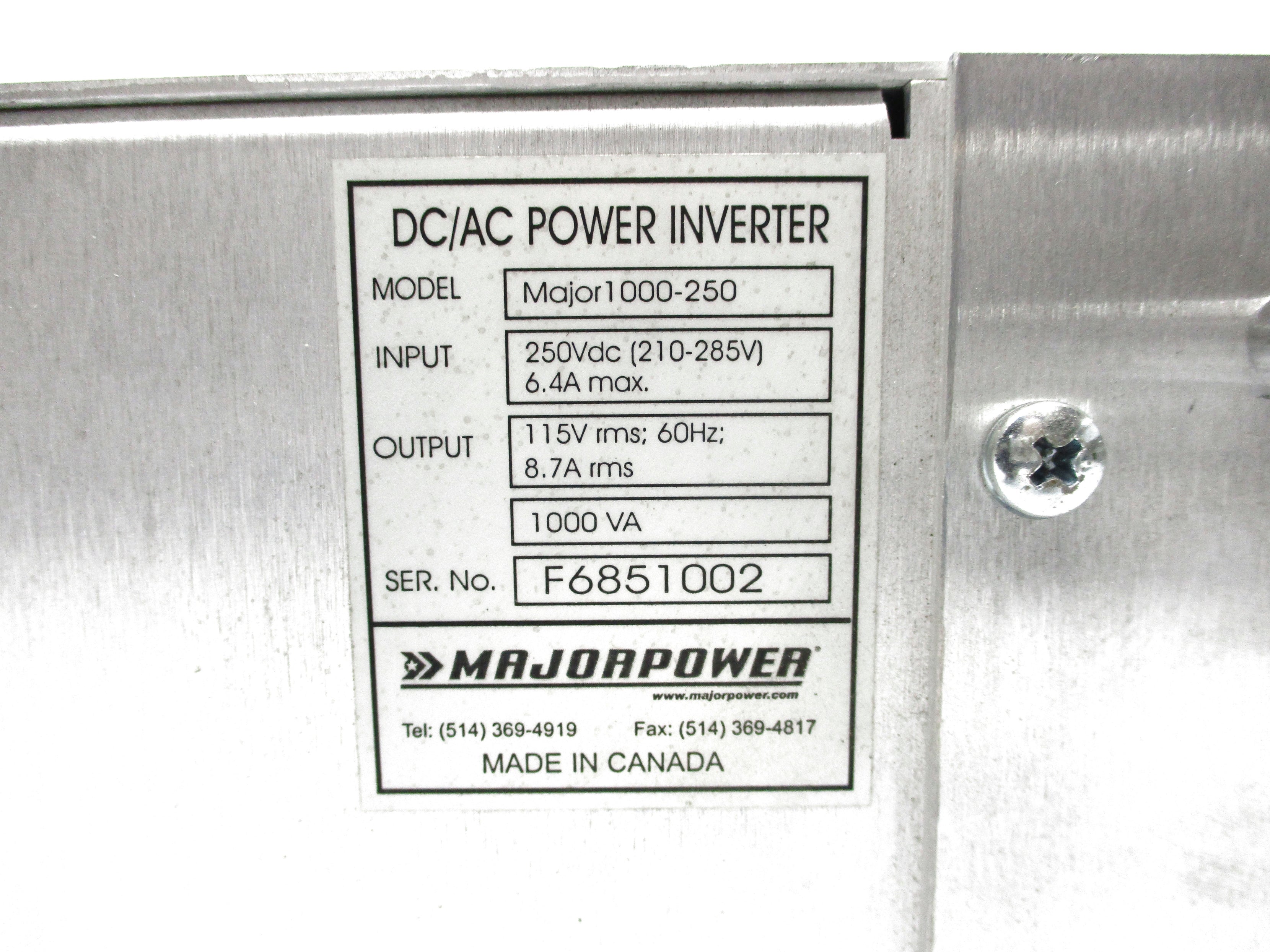 MAJORPOWER MAJOR1000-250 UNMP
