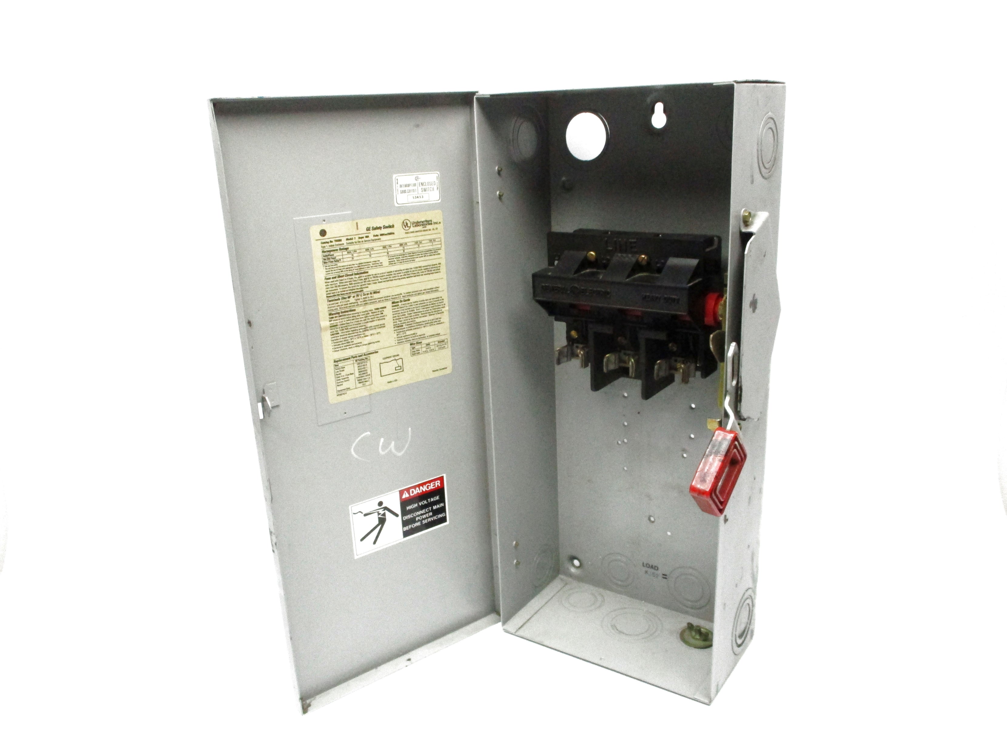 GENERAL ELECTRIC TH3362 MODEL 7 60A (AS PICTURED) UNMP