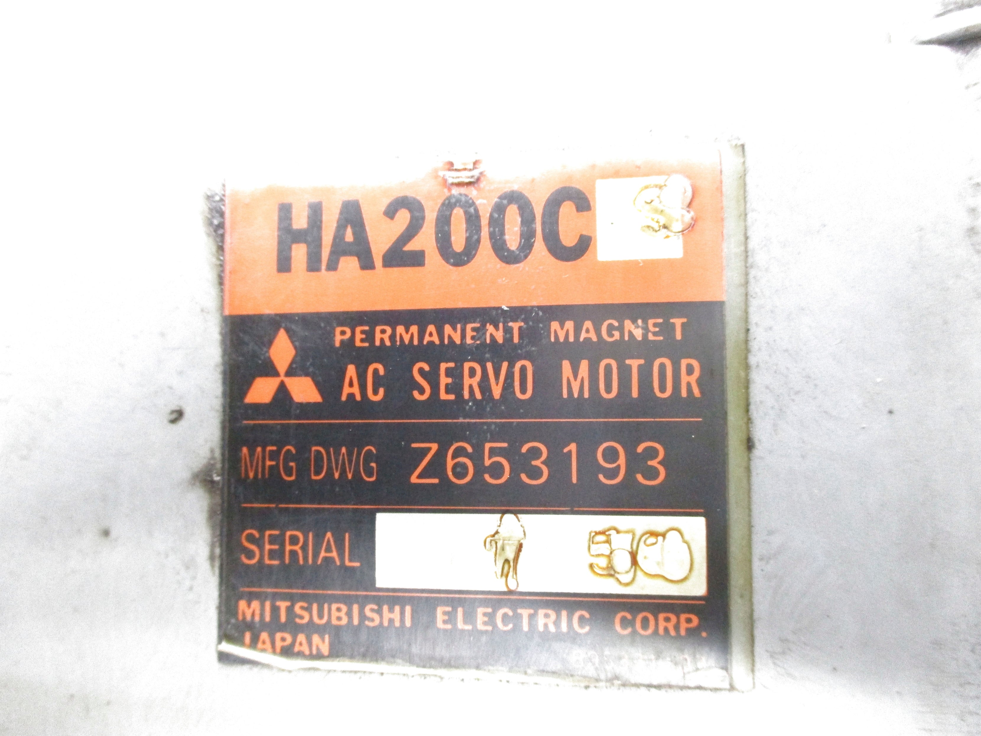 MITSUBISHI Z653193 HA200CS UNMP