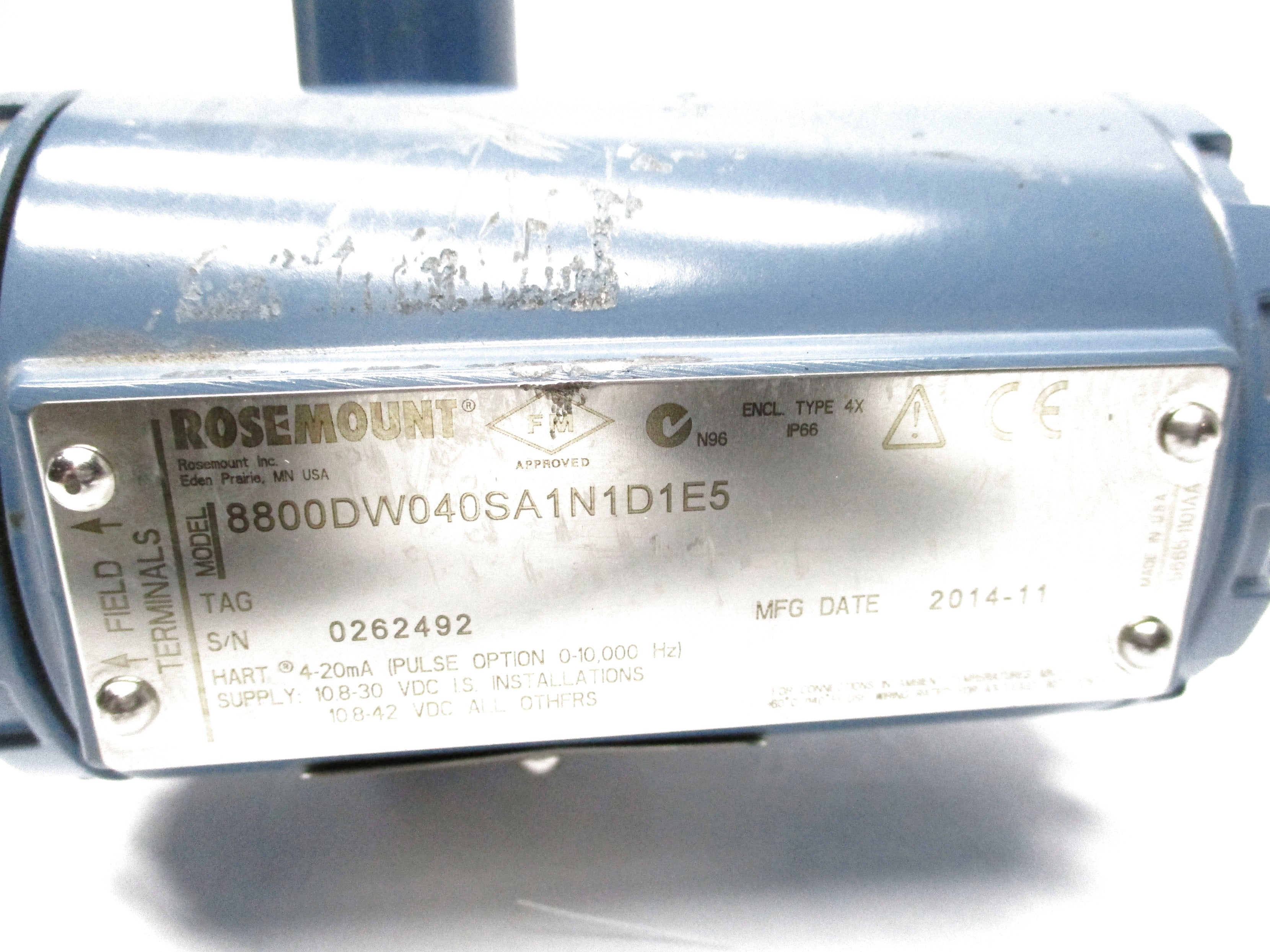 ROSEMOUNT 8800DW040SA1N1D1E5 UNMP