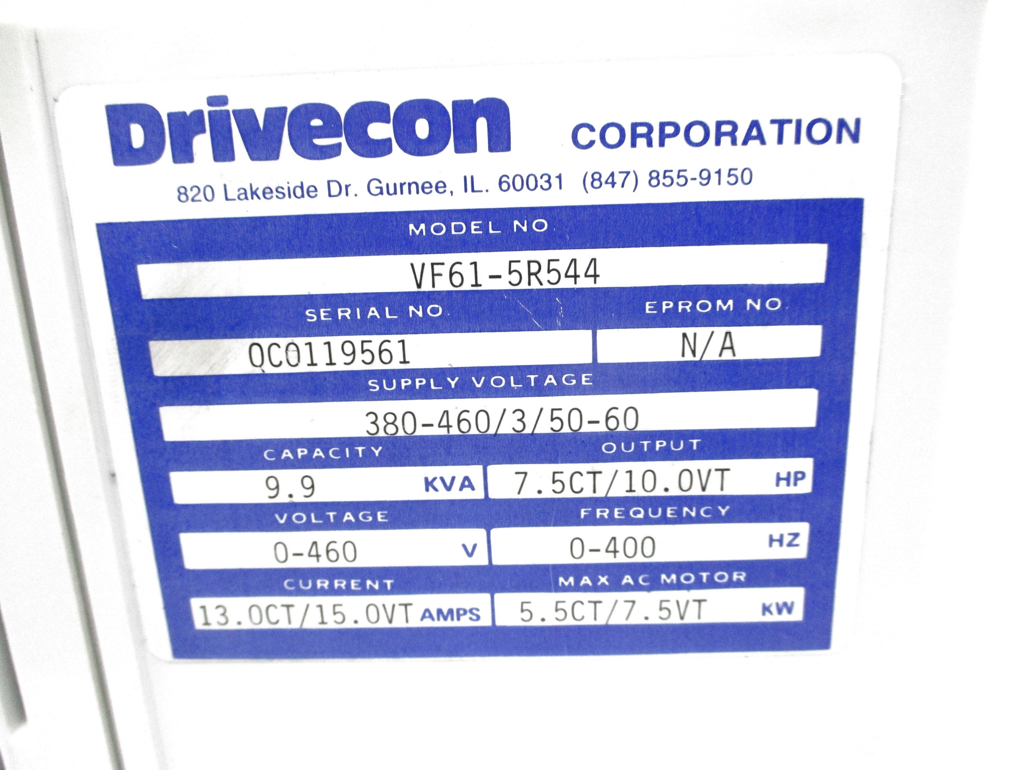 DRIVECON VF61-5R544 NSNP