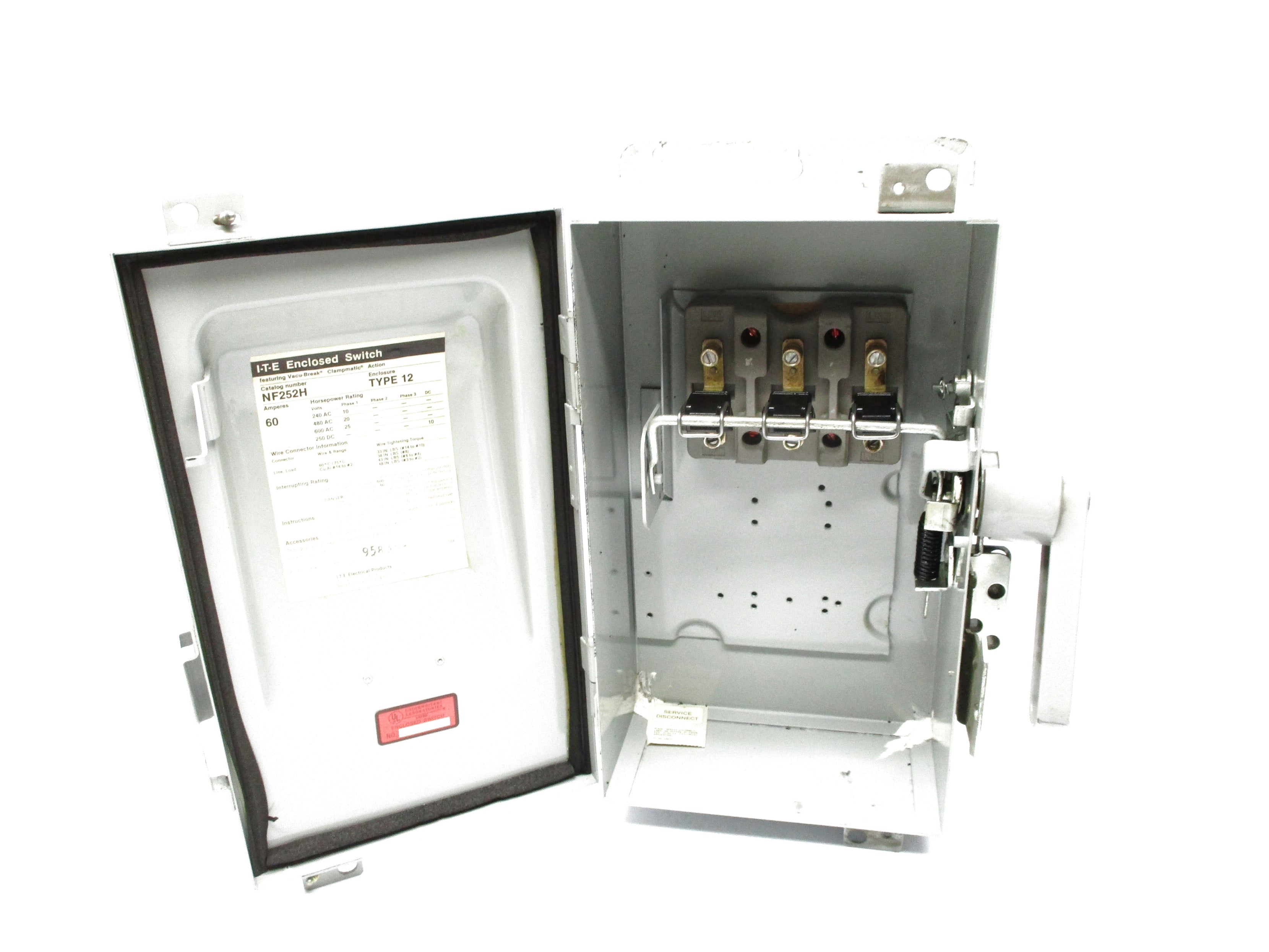 ITE NF252H 60A (AS PICTURED) NSNP