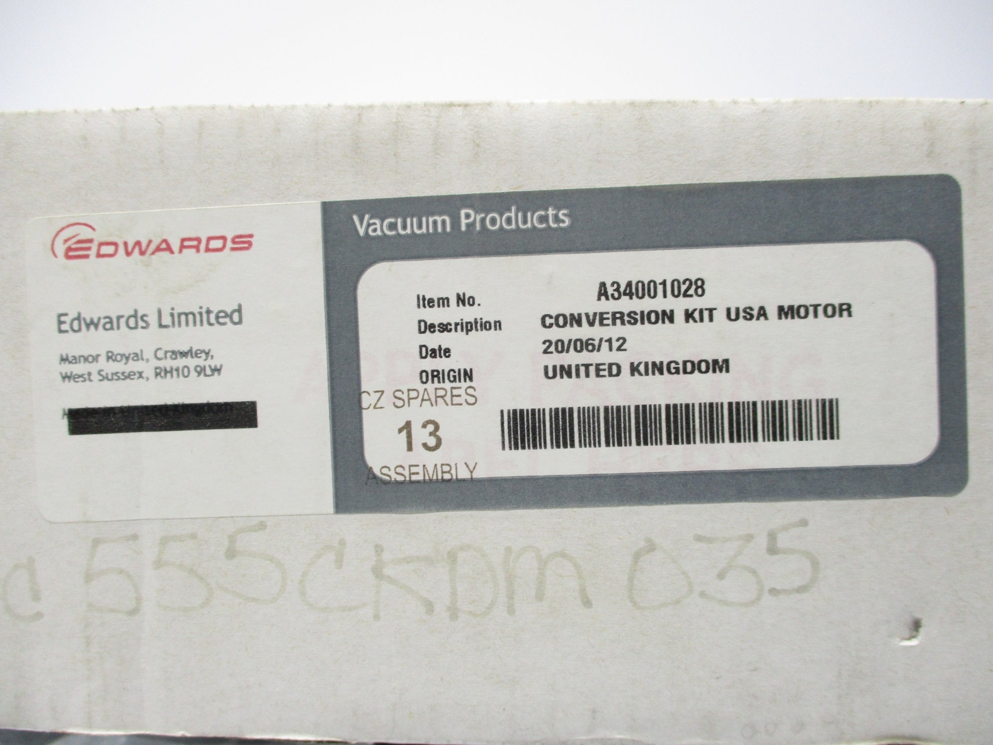 EDWARDS A34001028 NSMP