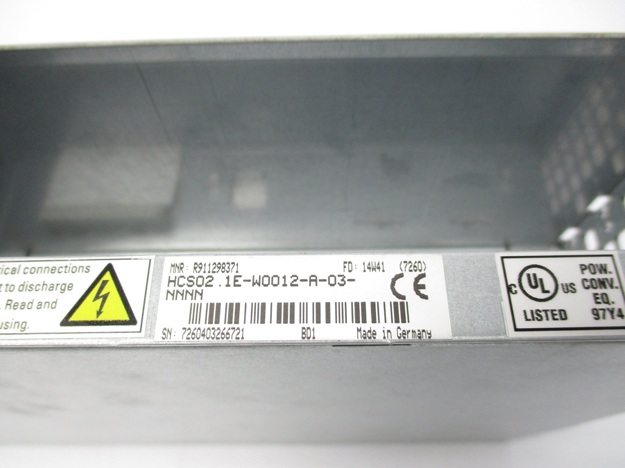 REXROTH HCS02.1E-W0012-A-03-NNNN REMAN