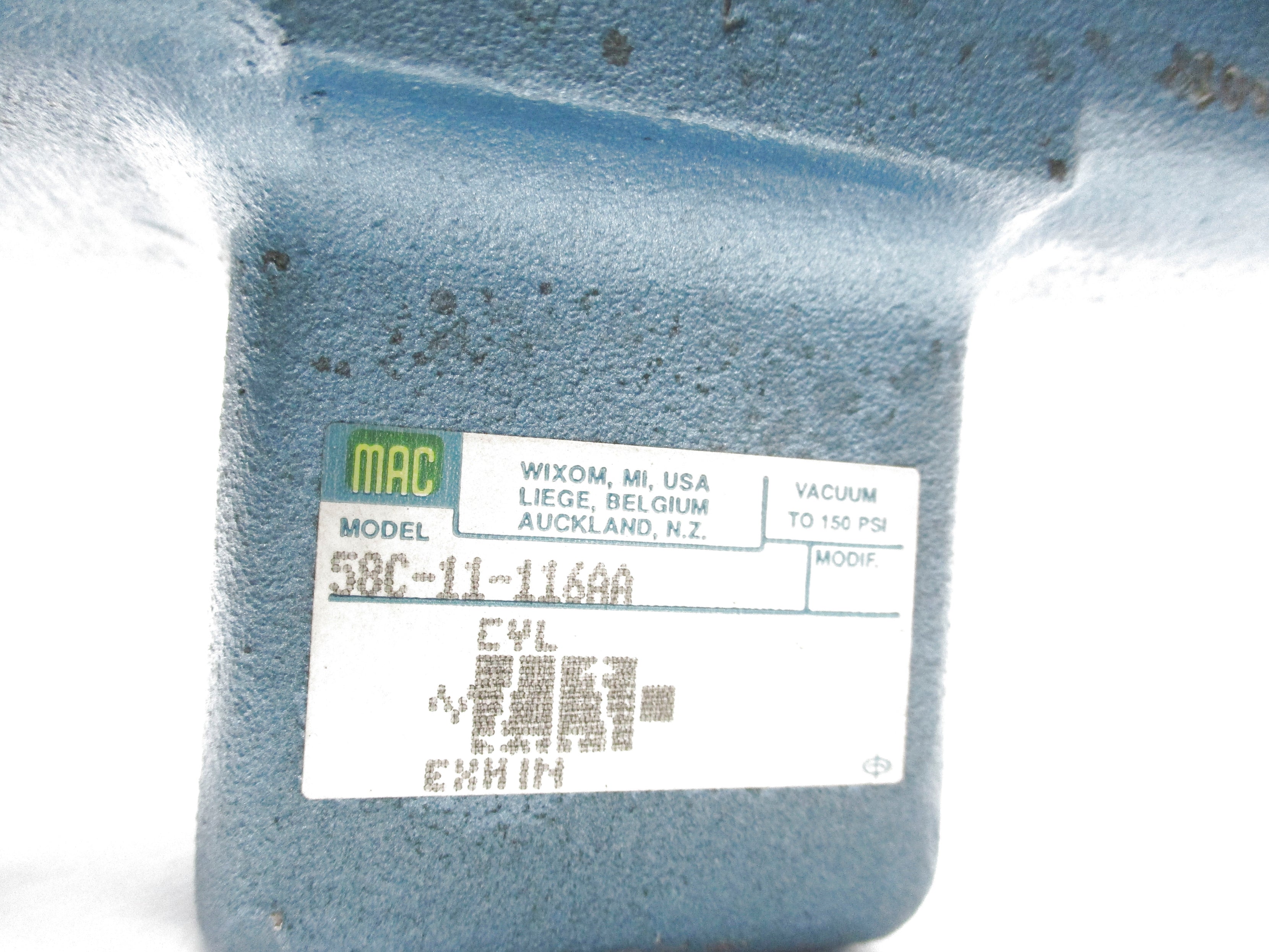 MAC 58C-11-116AA UNMP