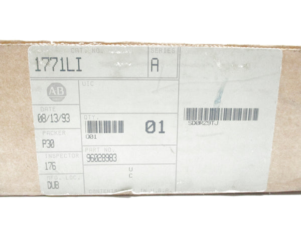 ALLEN BRADLEY 1771-LI SER. A NSFS