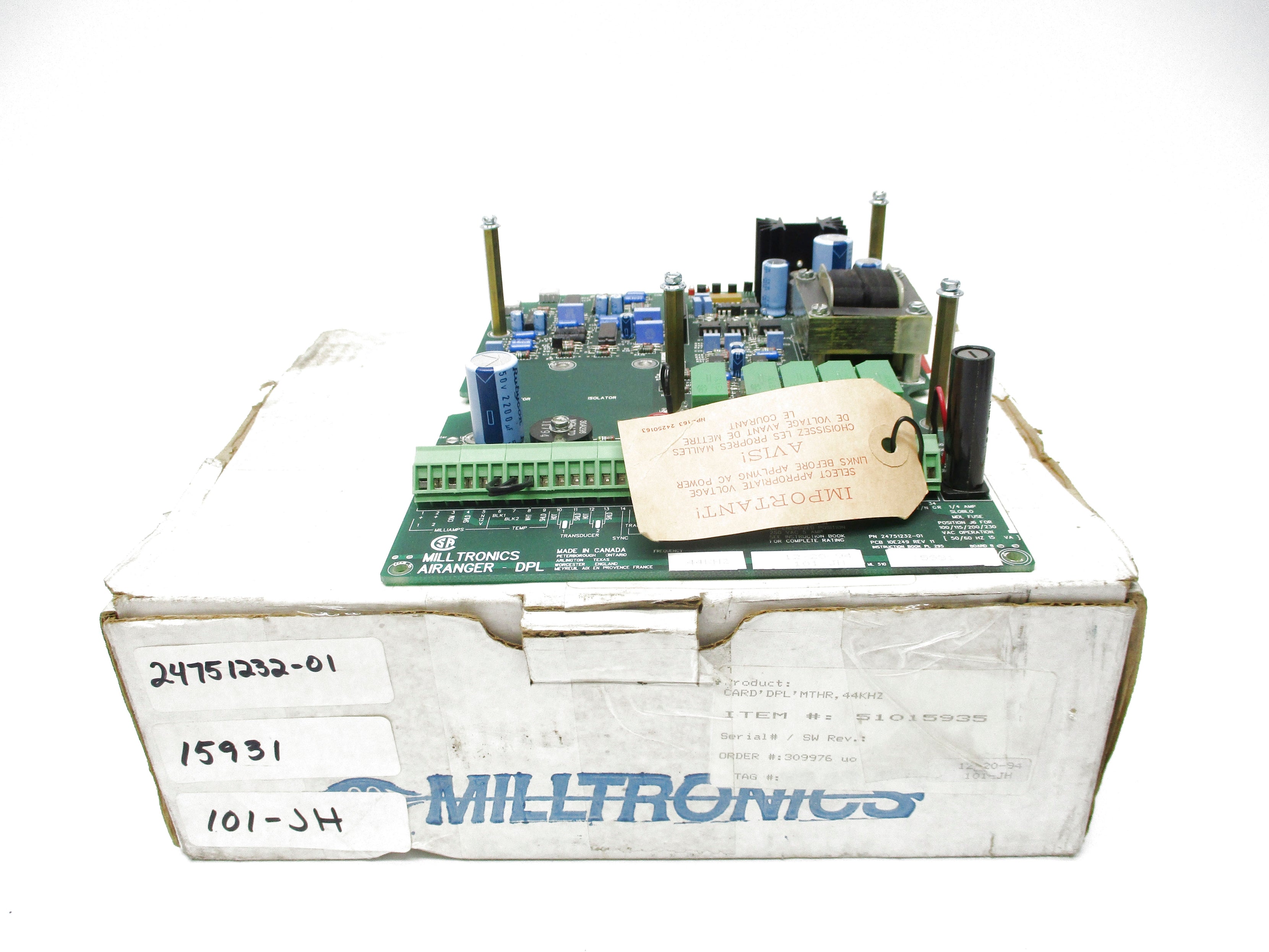 MILLTRONICS 51015935 NSMP