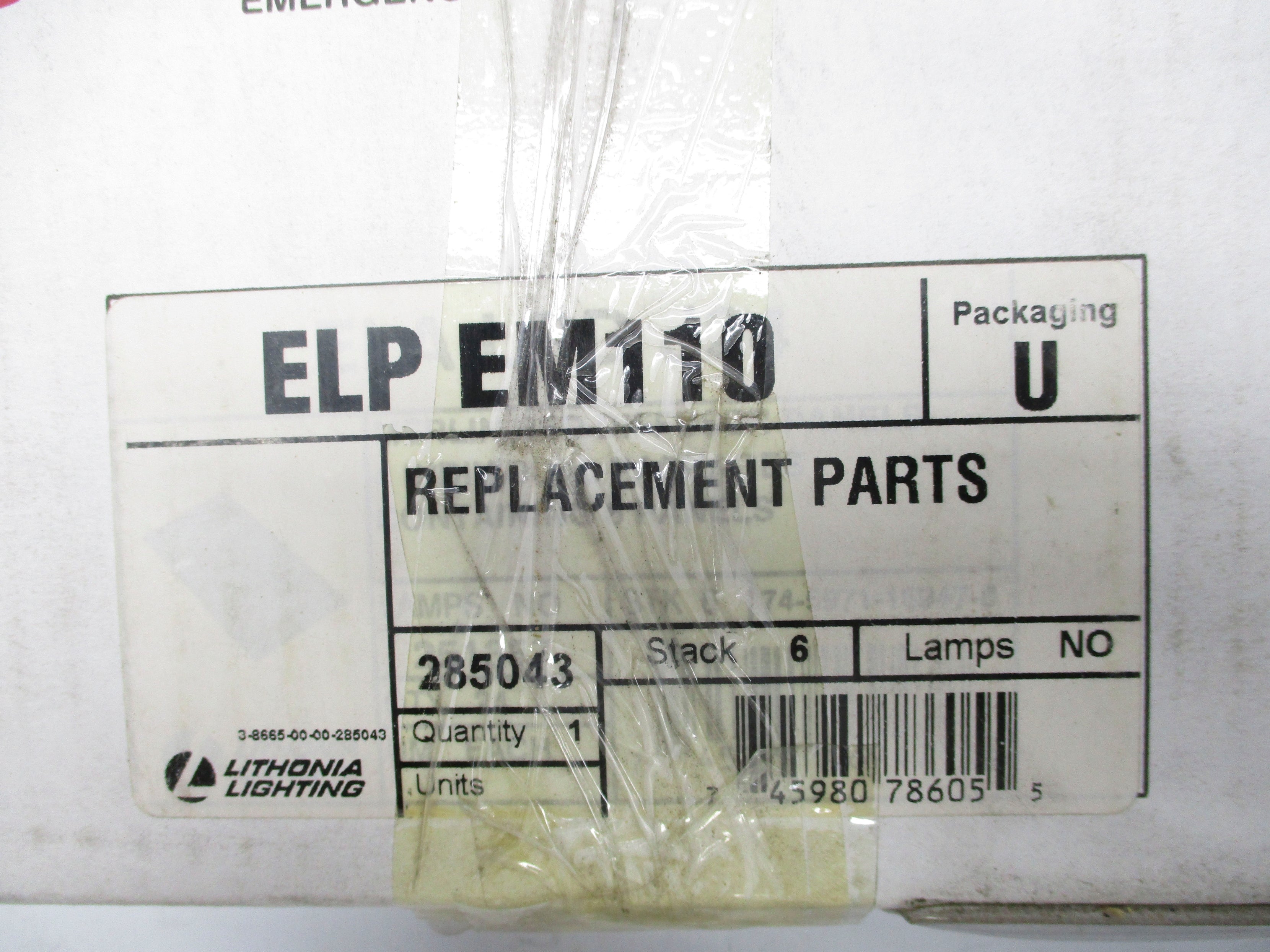 LITHONIA LIGHTING ELPEM110 NSMP