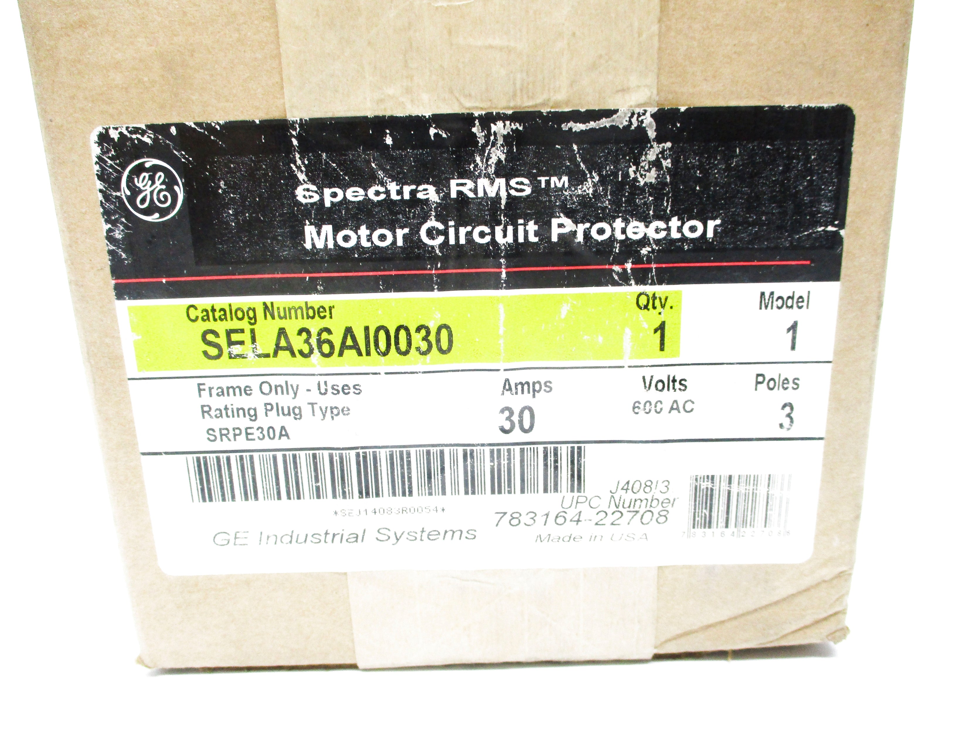 GENERAL ELECTRIC SELA36AI0030 30A NSFS