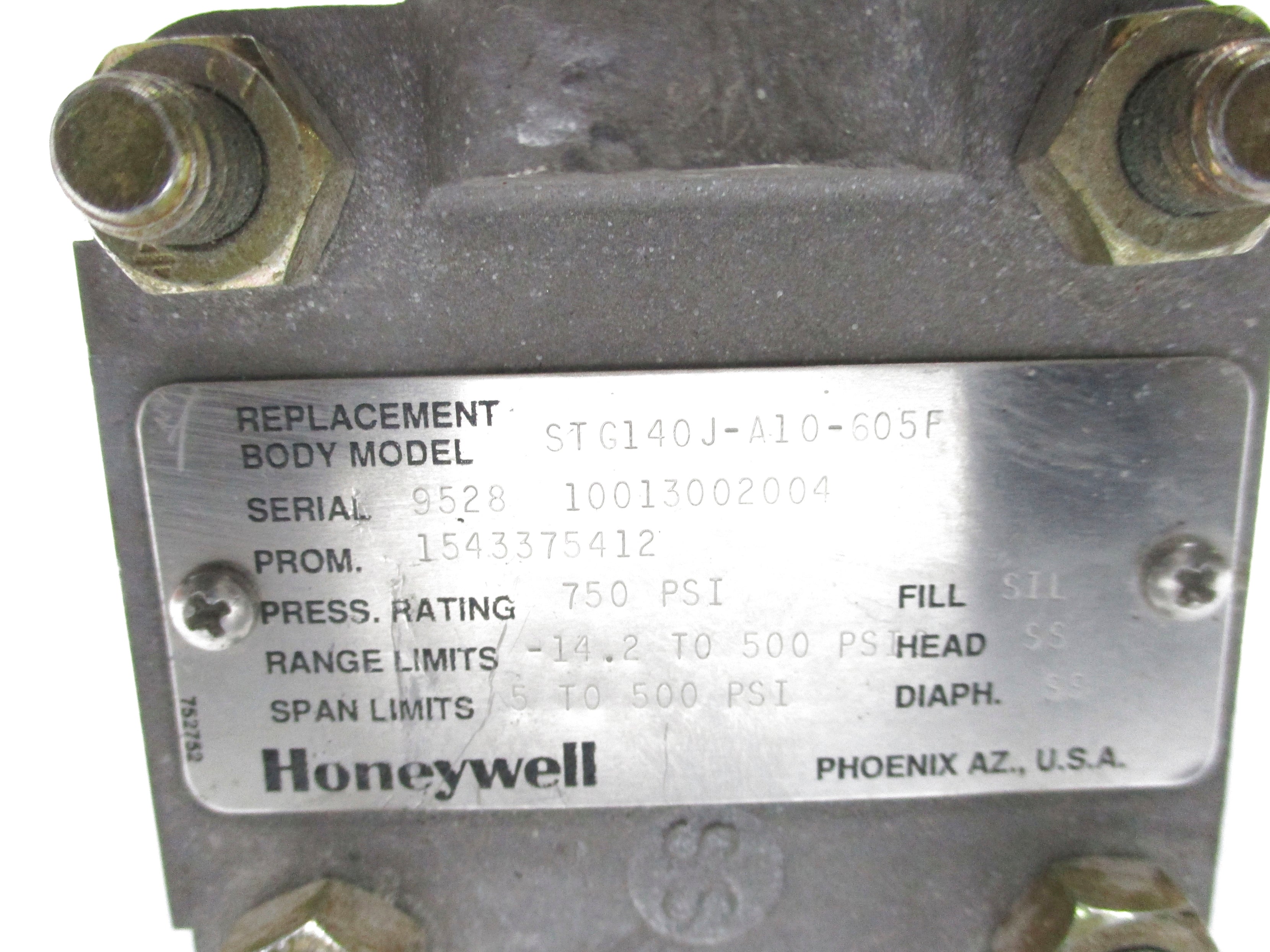 HONEYWELL STG140-E1G-00000-MB,ME,TG,F1C3-645F UNMP