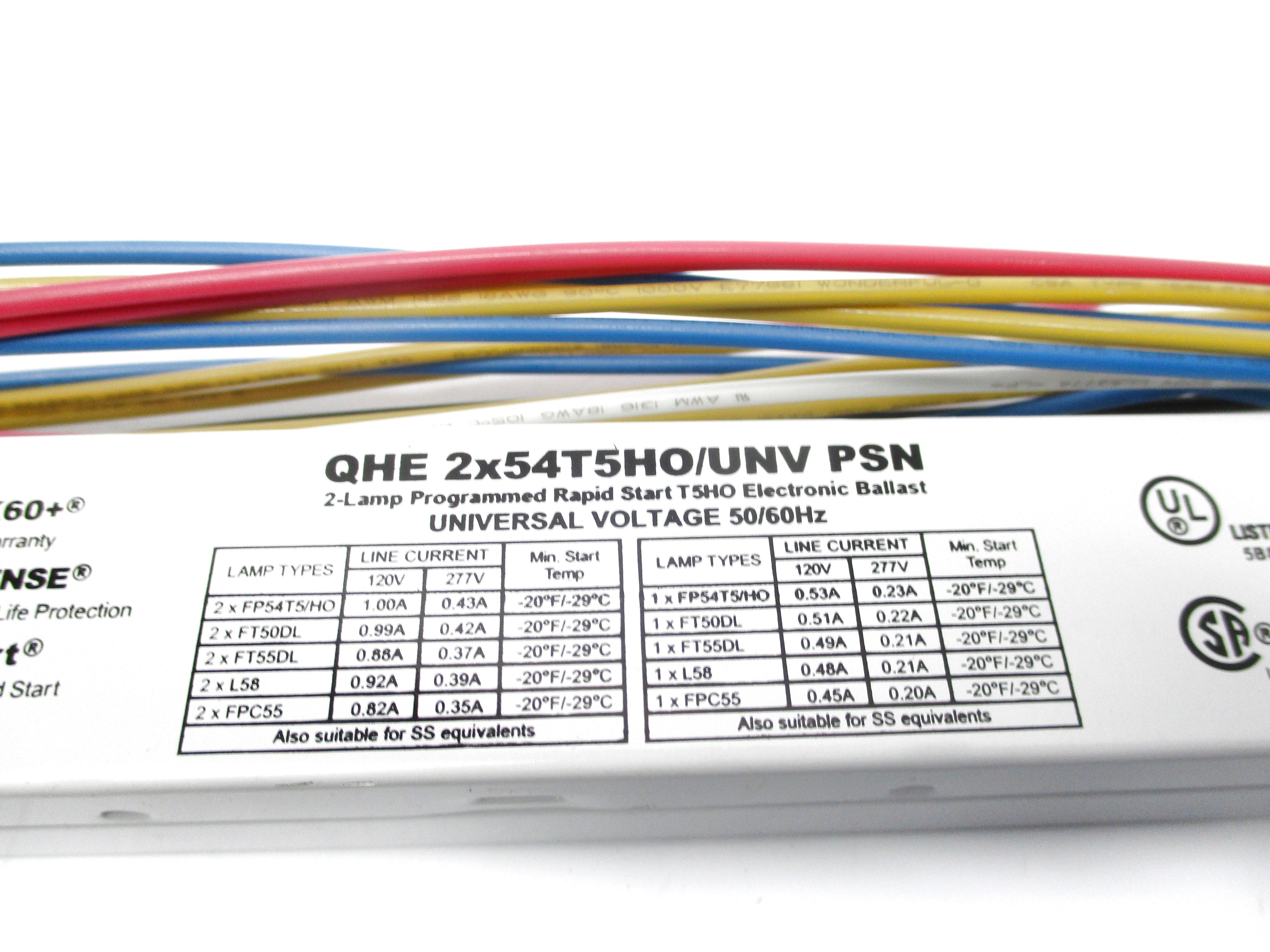 SYLVANIA QHE2X54T5HO/UNVPSN NSNP