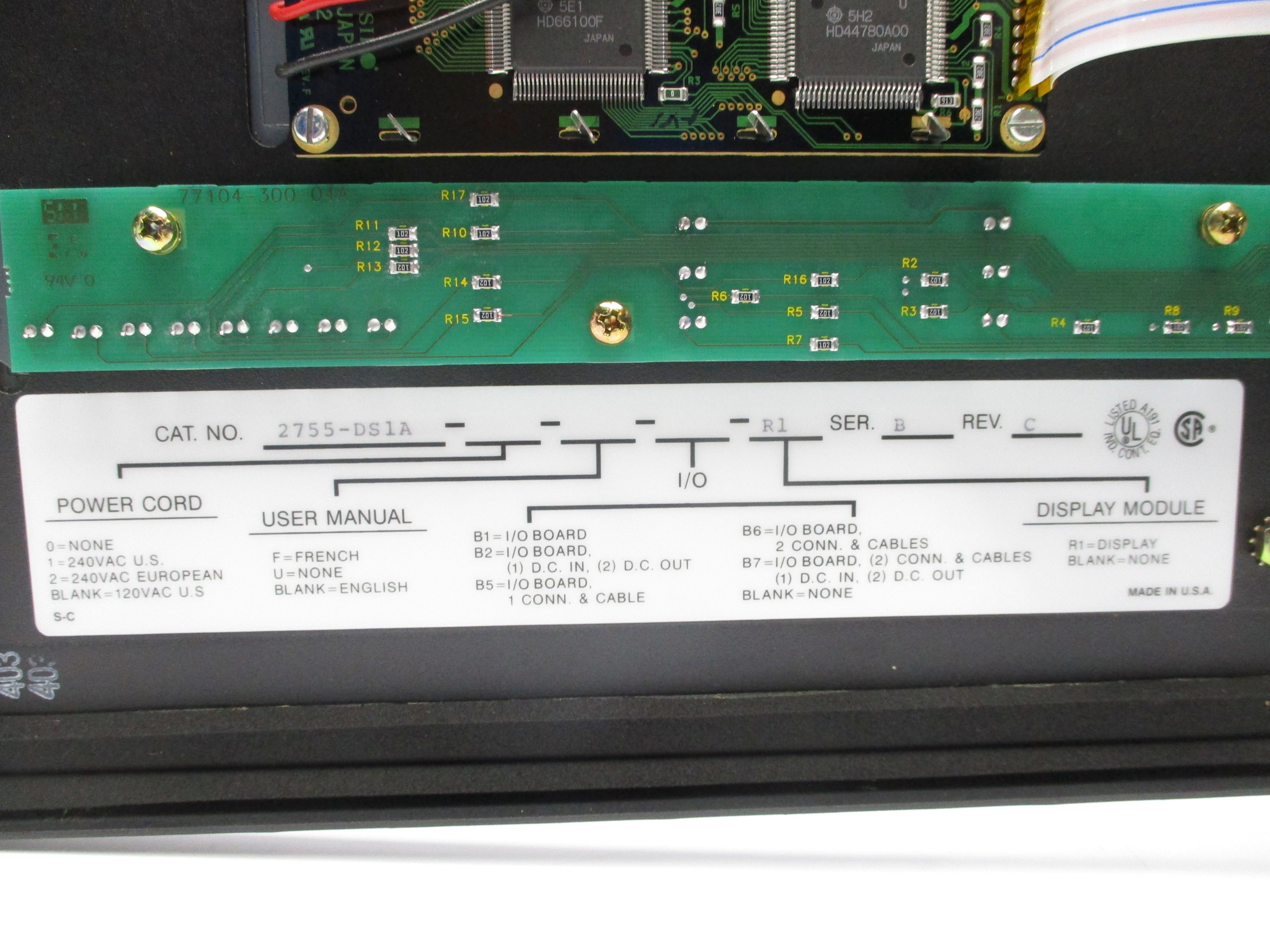 INDUSTRIAL SPARE PART 2755-DS1A-R1 SER. B UNMP