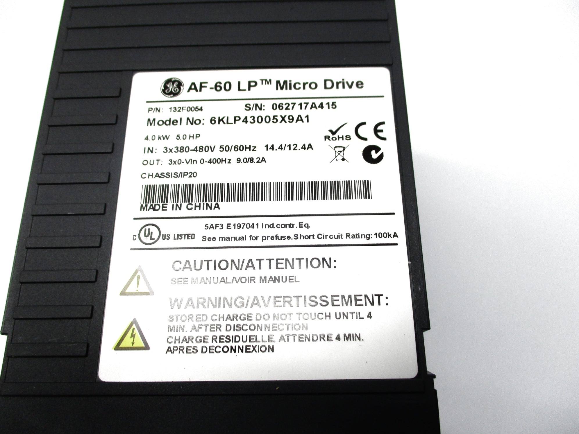 GENERAL ELECTRIC AF-60 6KLP43005X9A1 NSMP