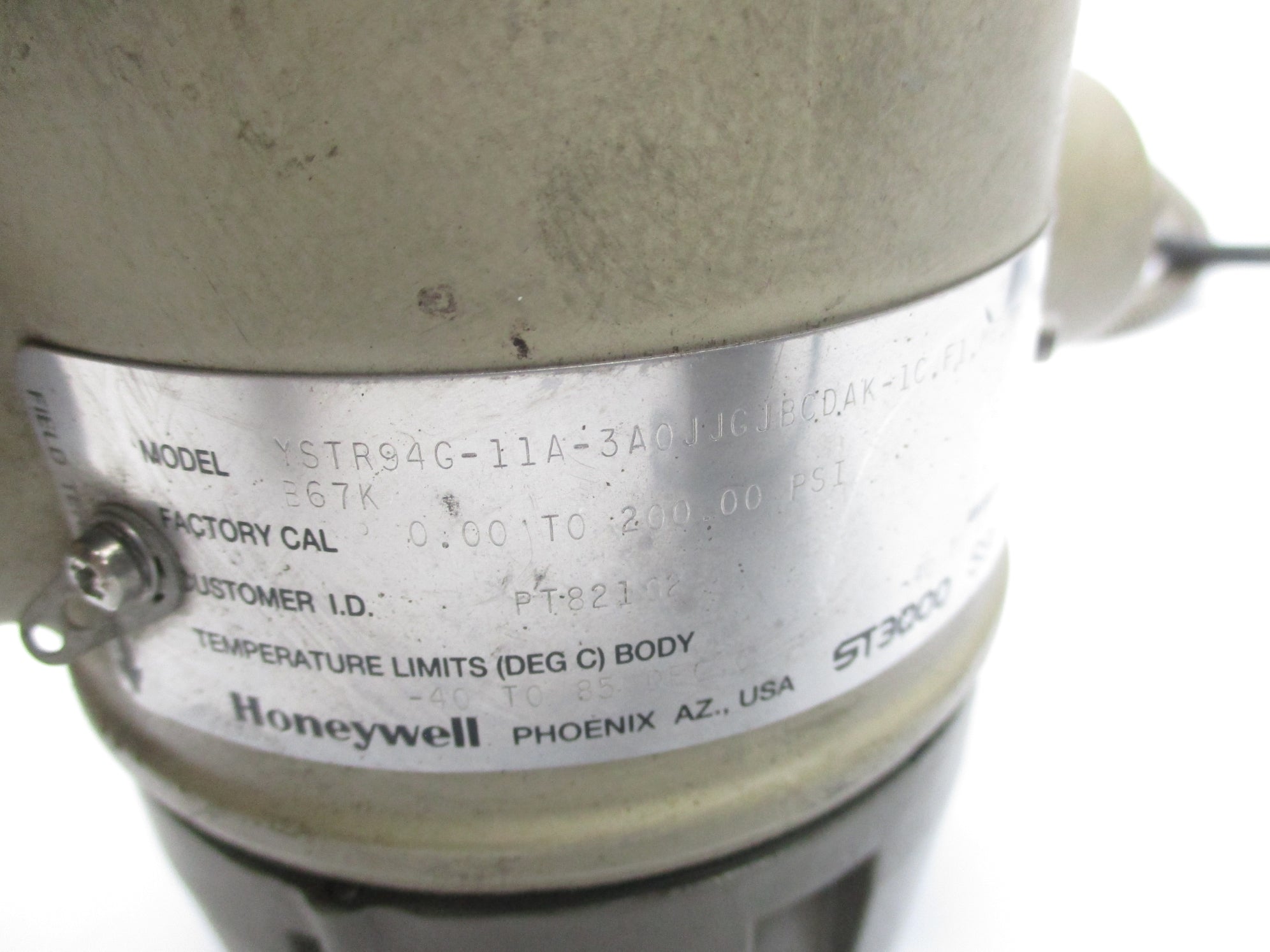 HONEYWELL YSTR94G-11A-3A0JJGJBCDAK-1C,F1,MB,SM,TG,/CC/-B67K UNMP