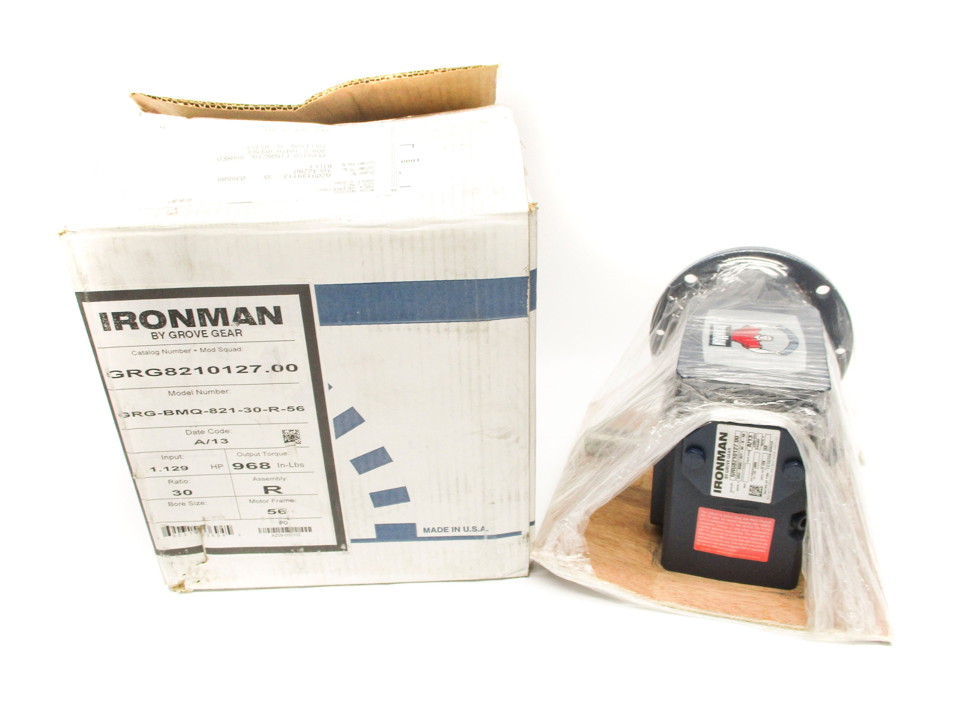 GROVE GEAR GRG-BMQ-821-30-R-56 GRG8210127.00 NSMP