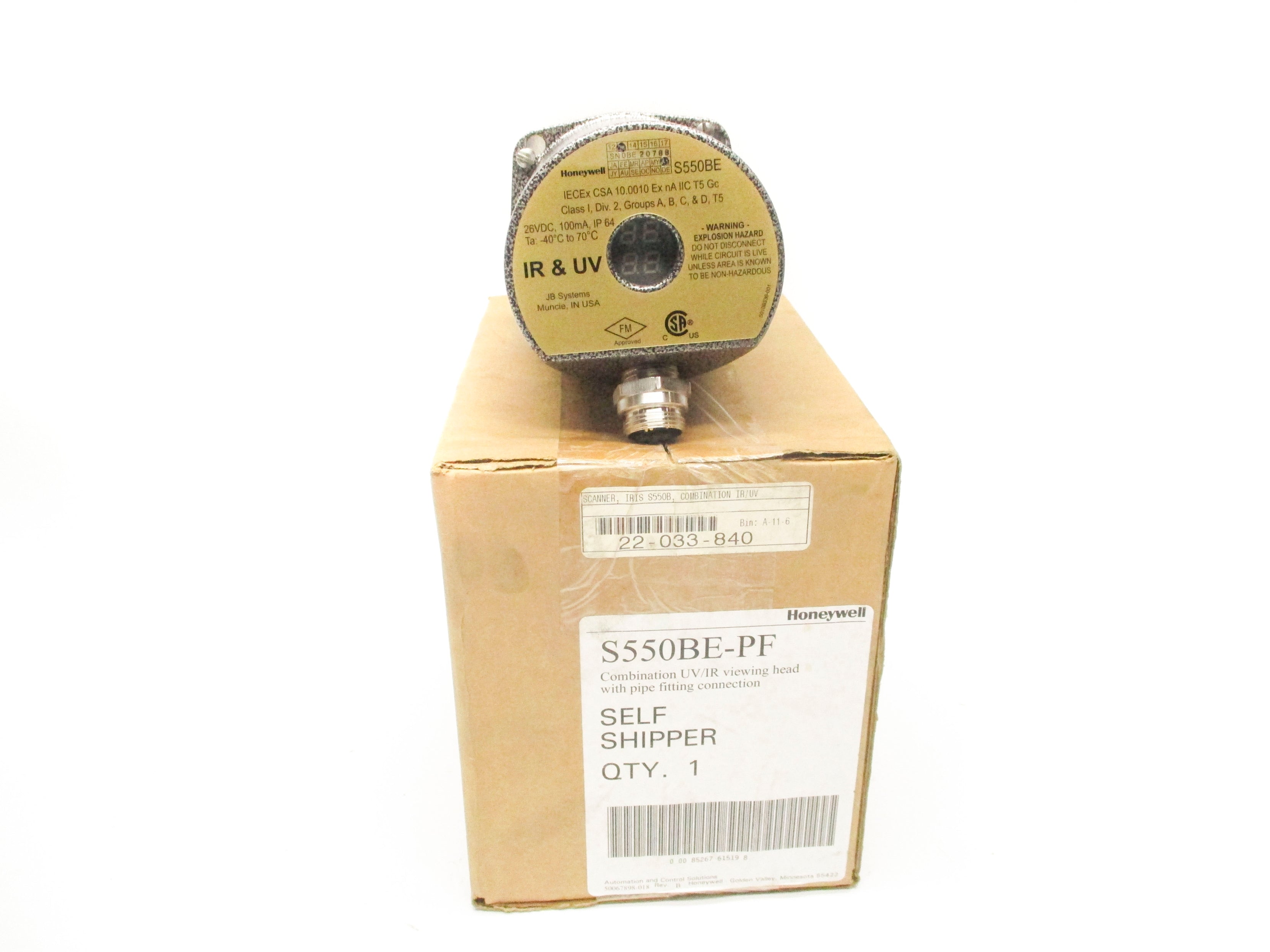 HONEYWELL S550BE-PF NSMP