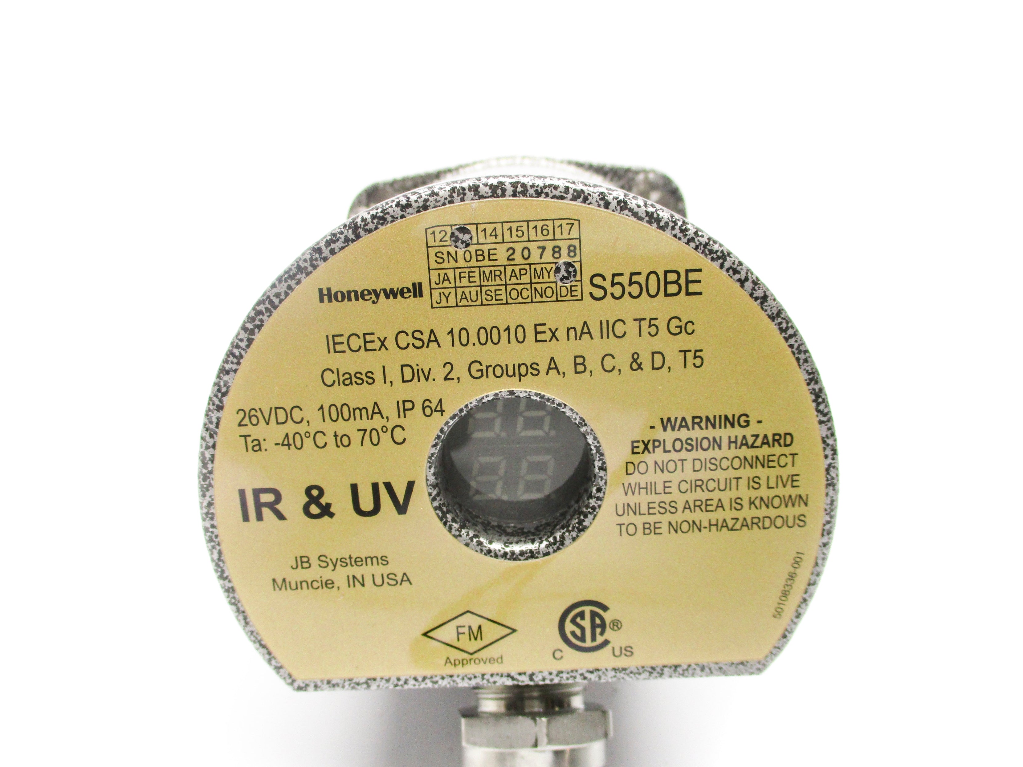 HONEYWELL S550BE-PF NSMP