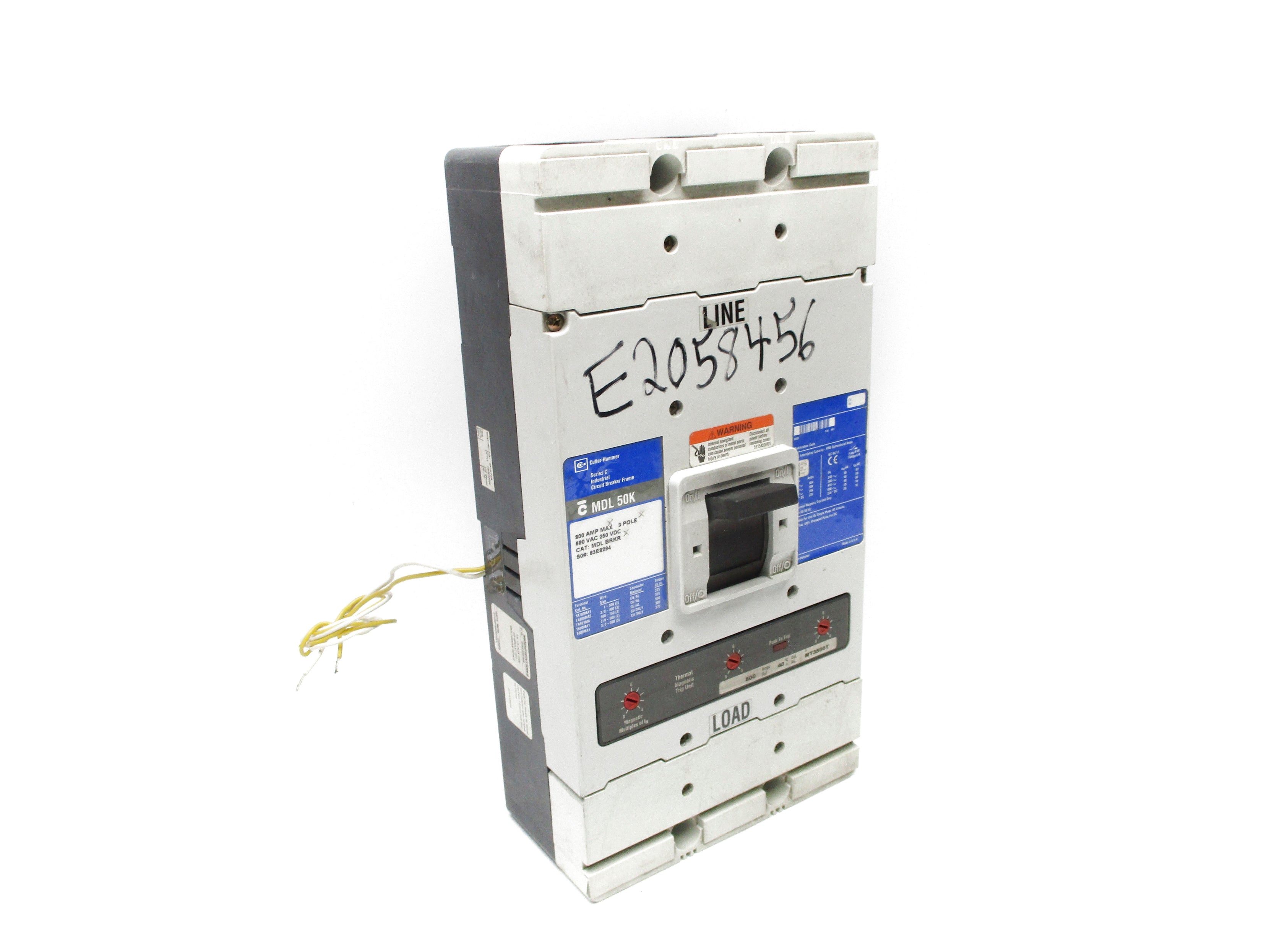 CUTLER HAMMER MDL3800W 800A NSNP