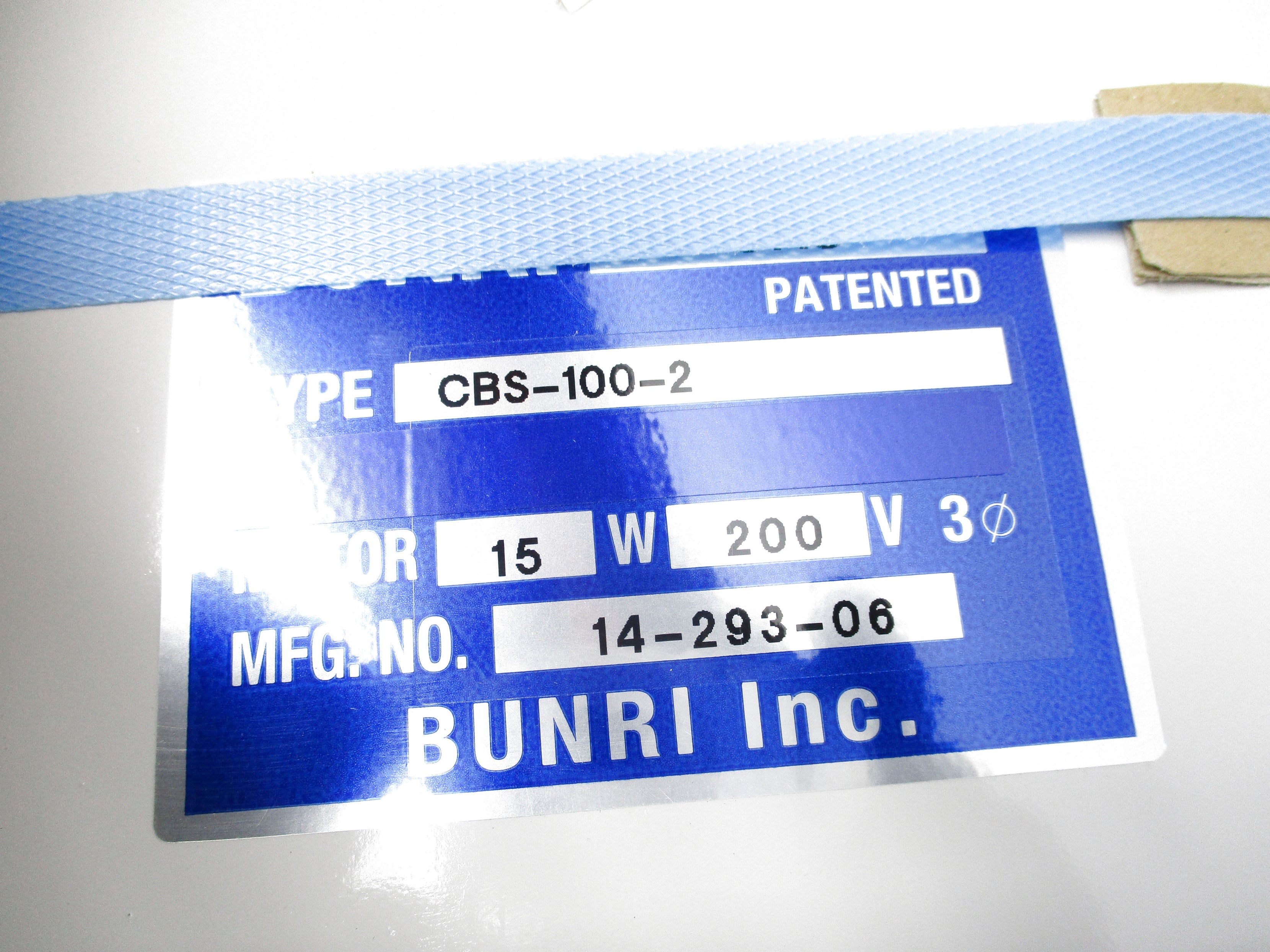 BUNRI CBS-100-2 NSMP