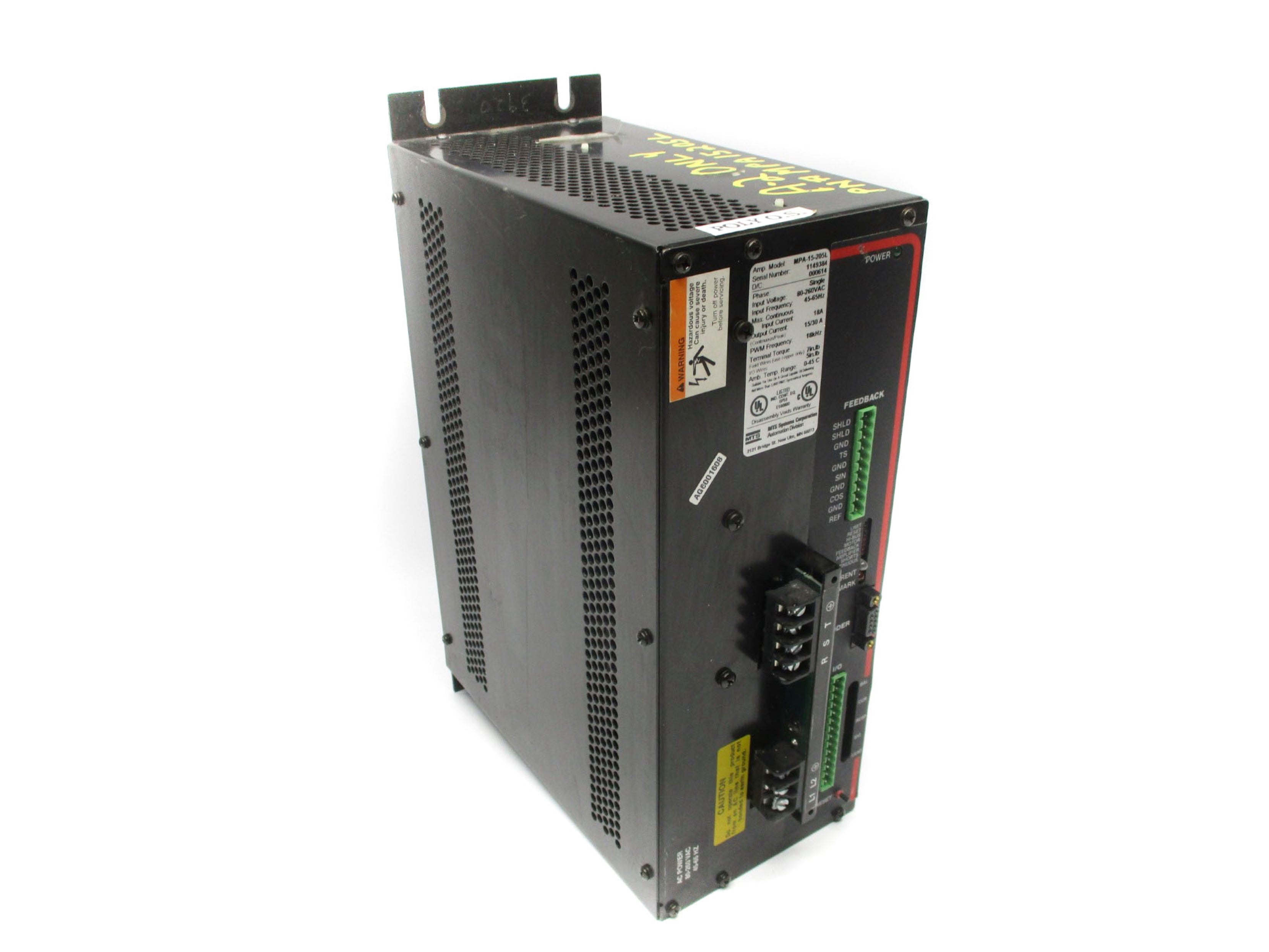 PARKER MPA-15-205L UNMP
