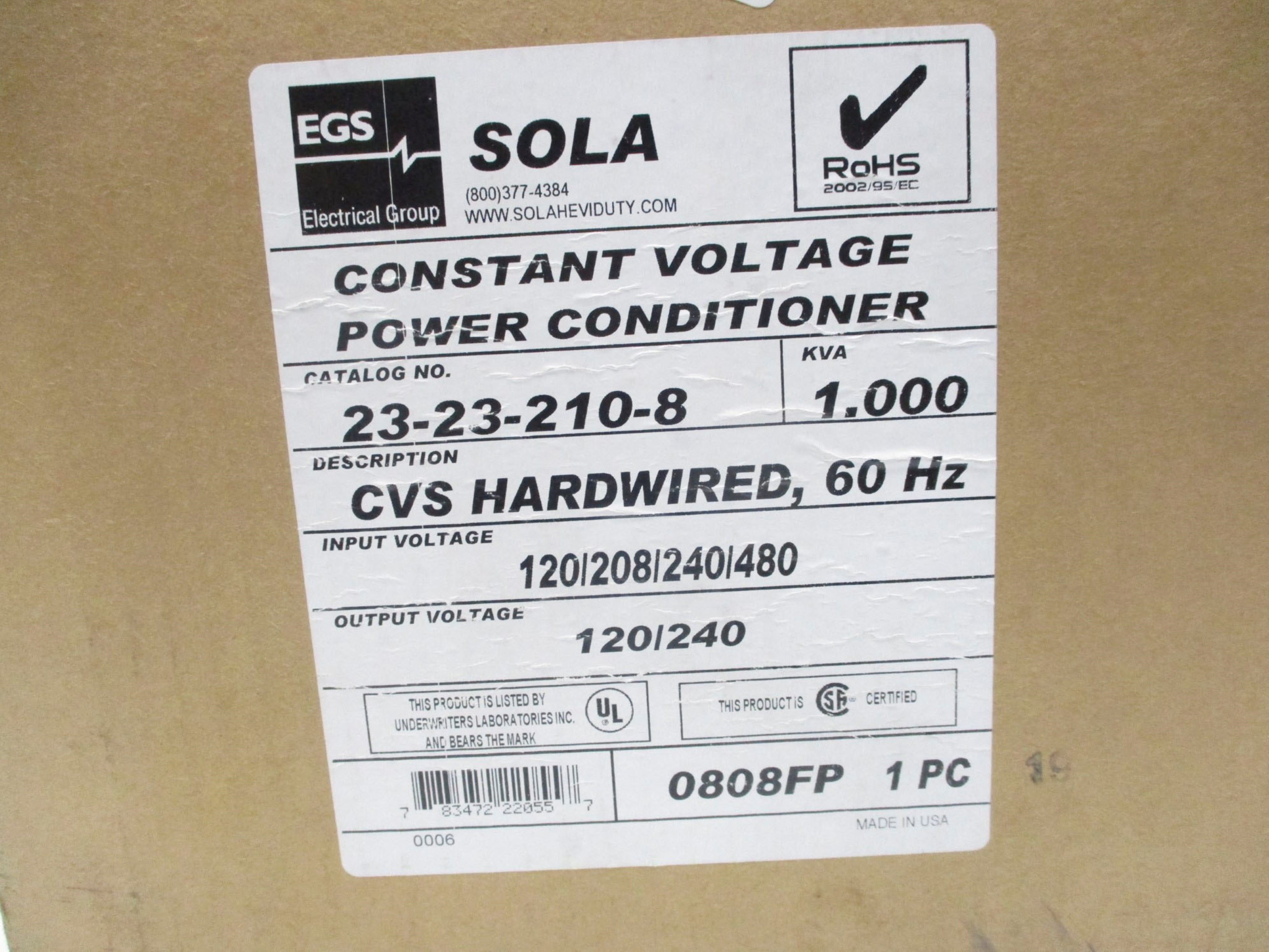 SOLA 23-23-210-8 NSFS