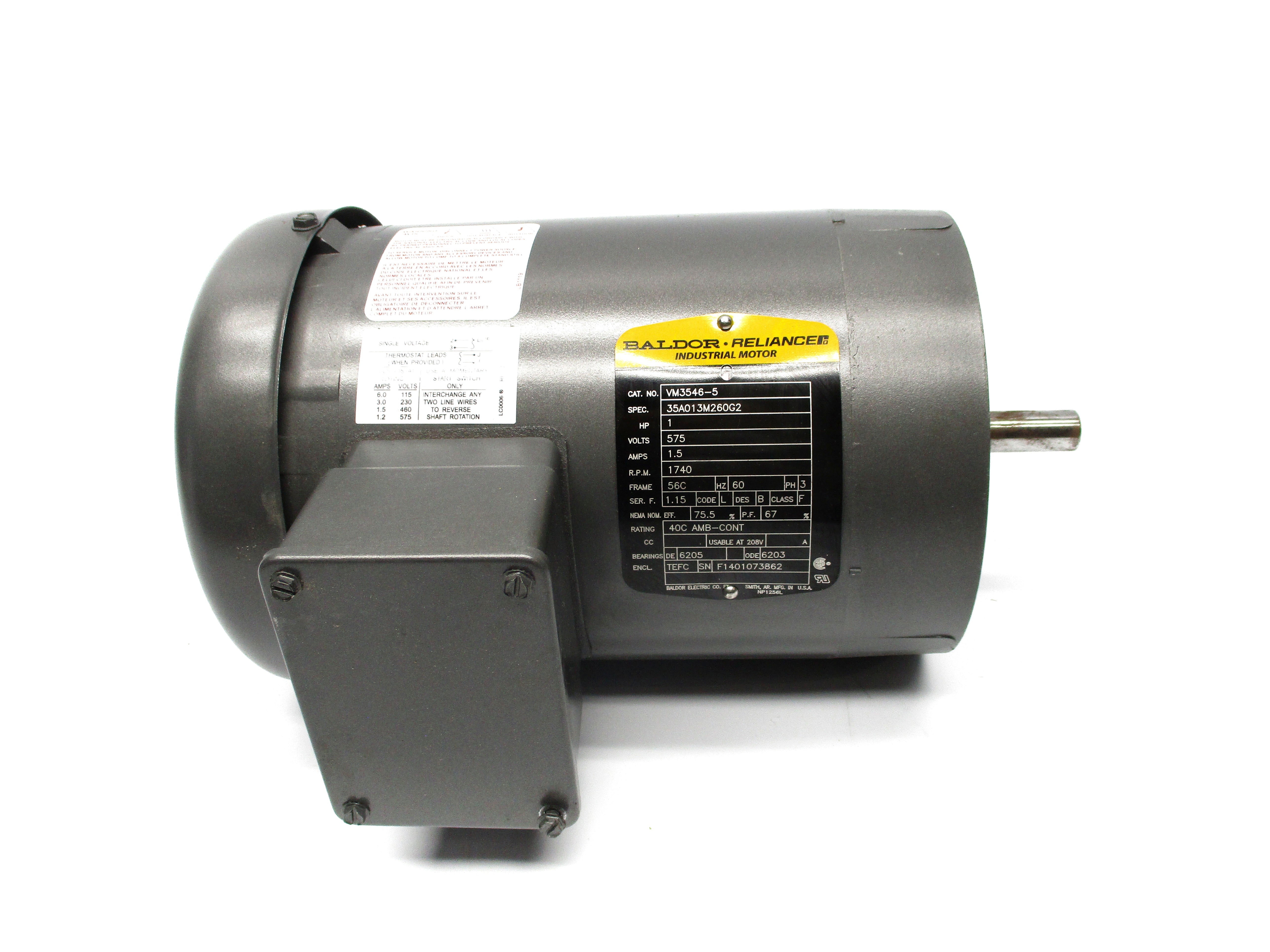 BALDOR VM3546-5 NSMP