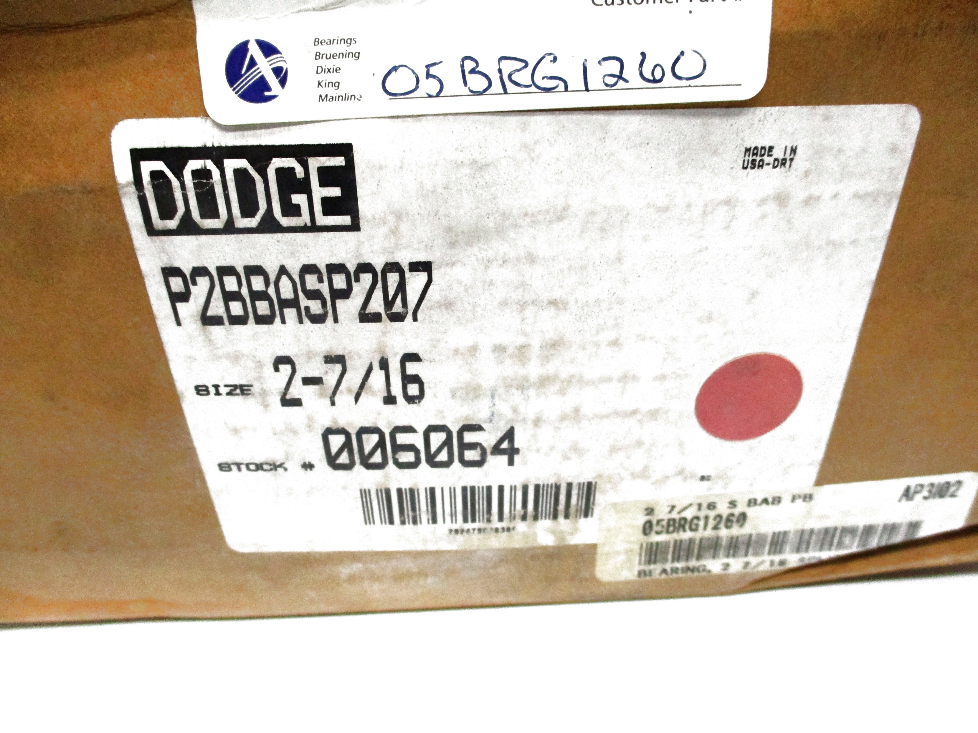 DODGE P2BBASP207 006064 NSMP